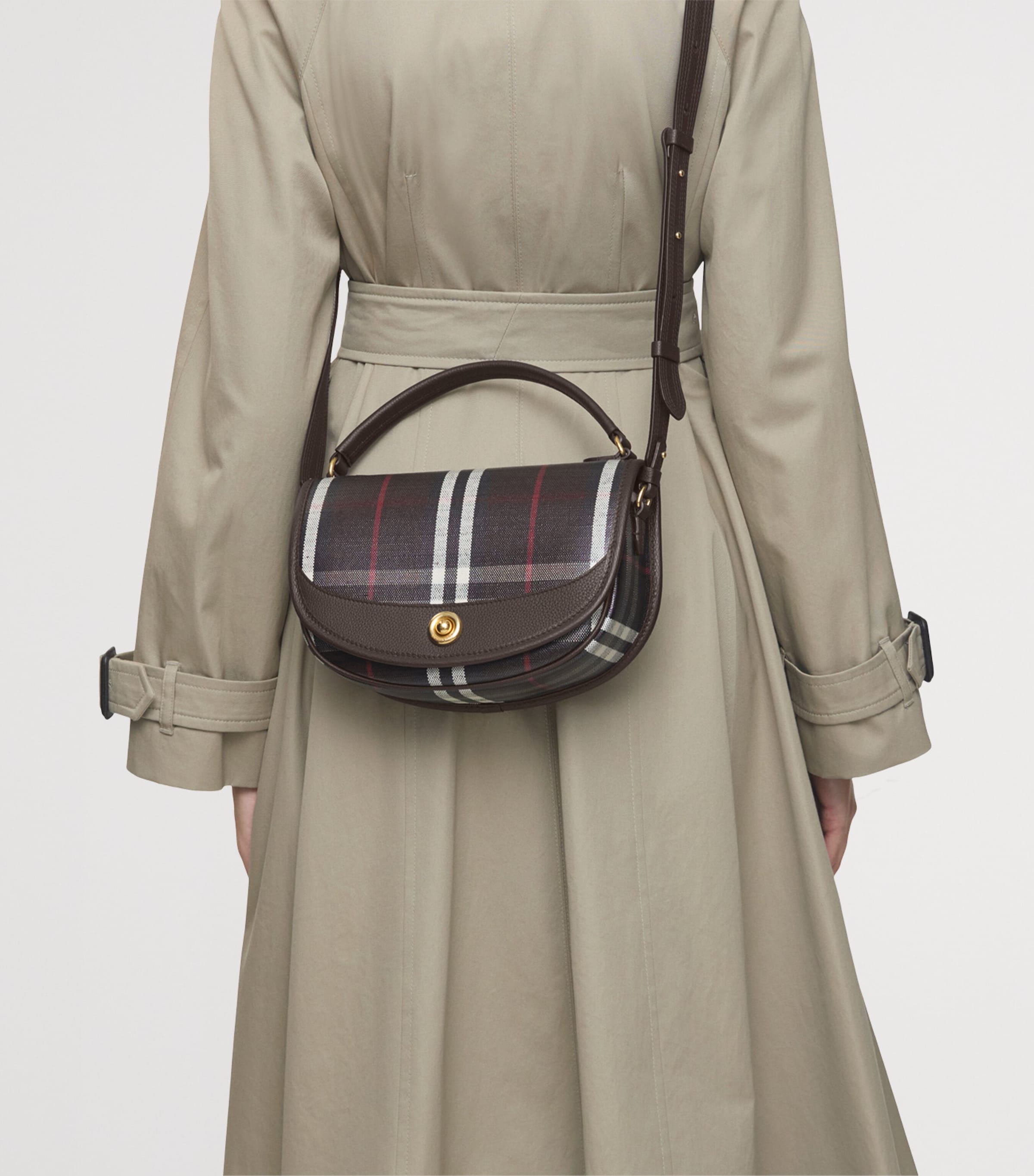 Canvas Highlands Cross-Body Bag MAHOGANY Image 3