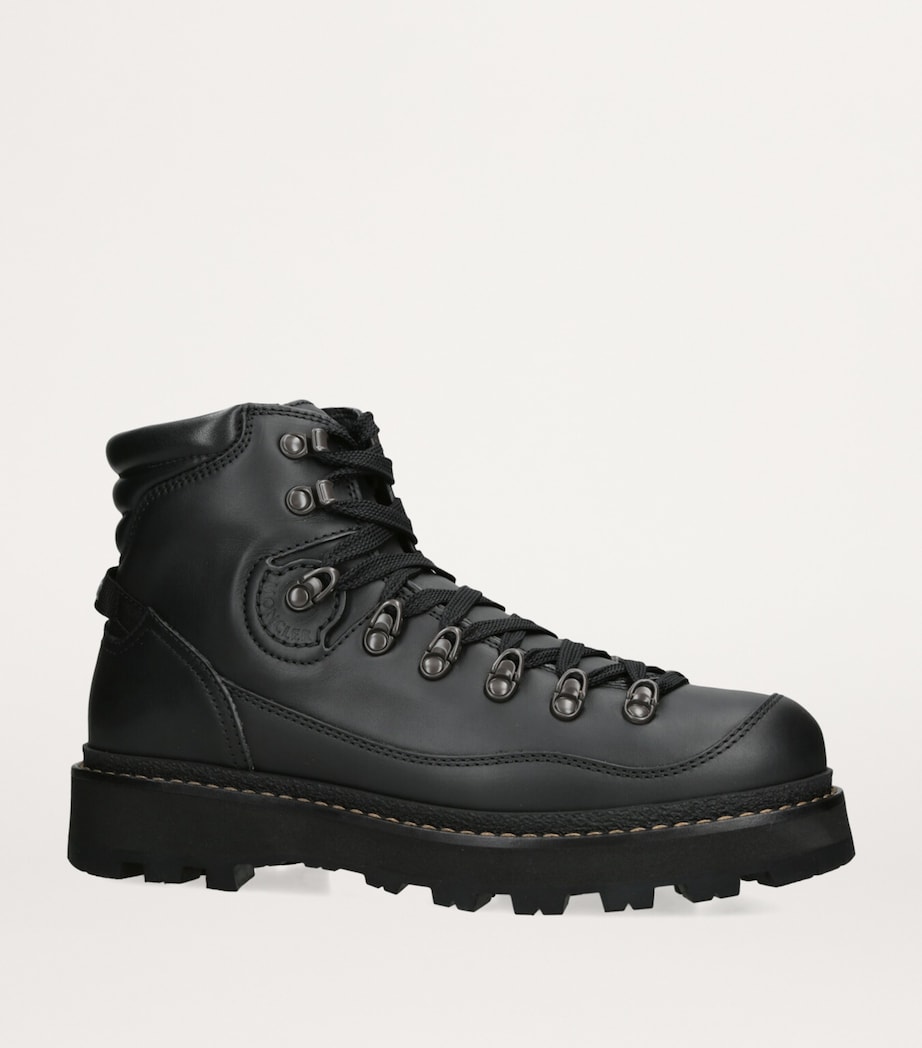 Leather Peka Trek Hiking Boots BLACK Image 4
