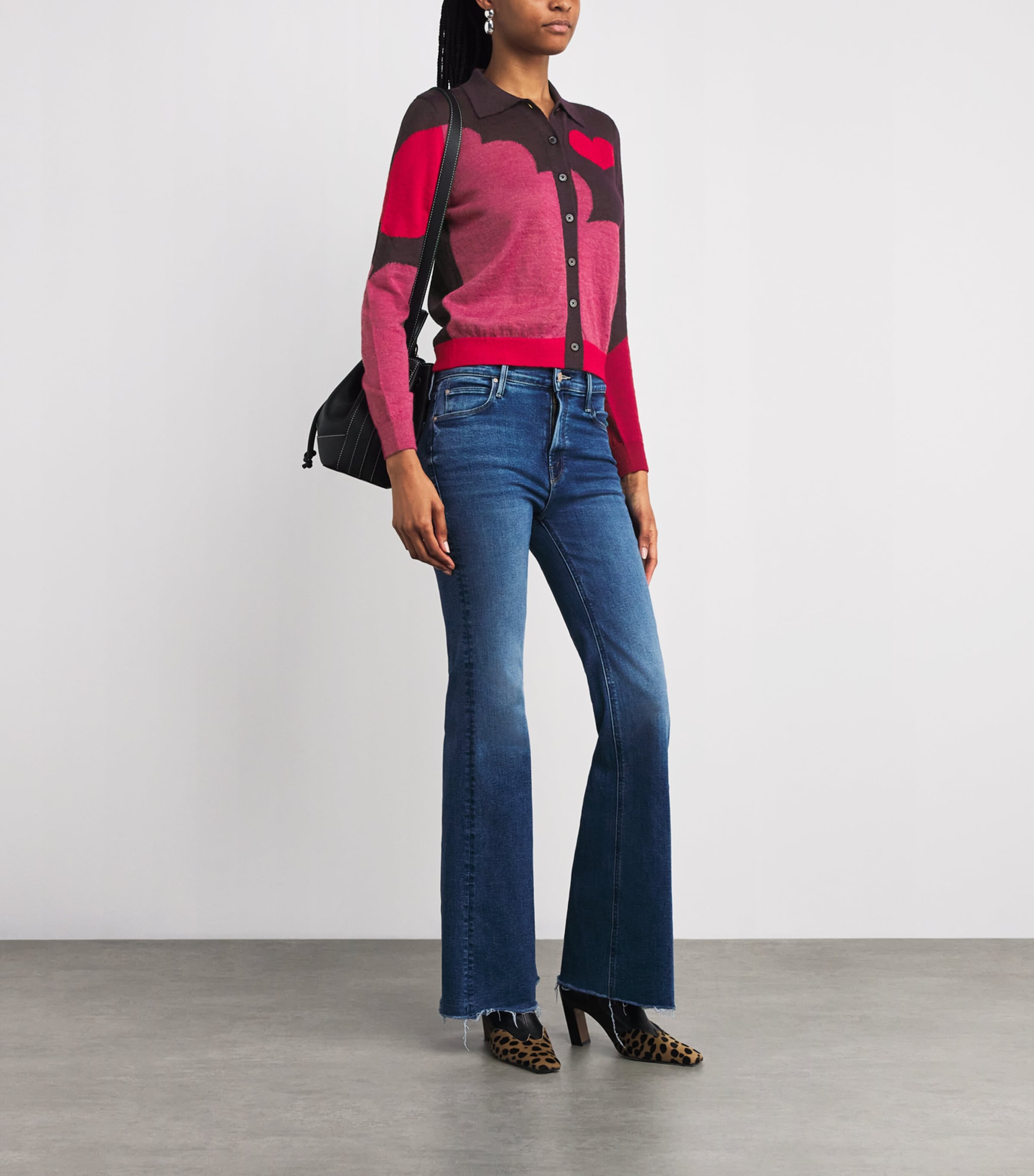 Alpaca The Racquet Cardigan POP ART POR Image 2