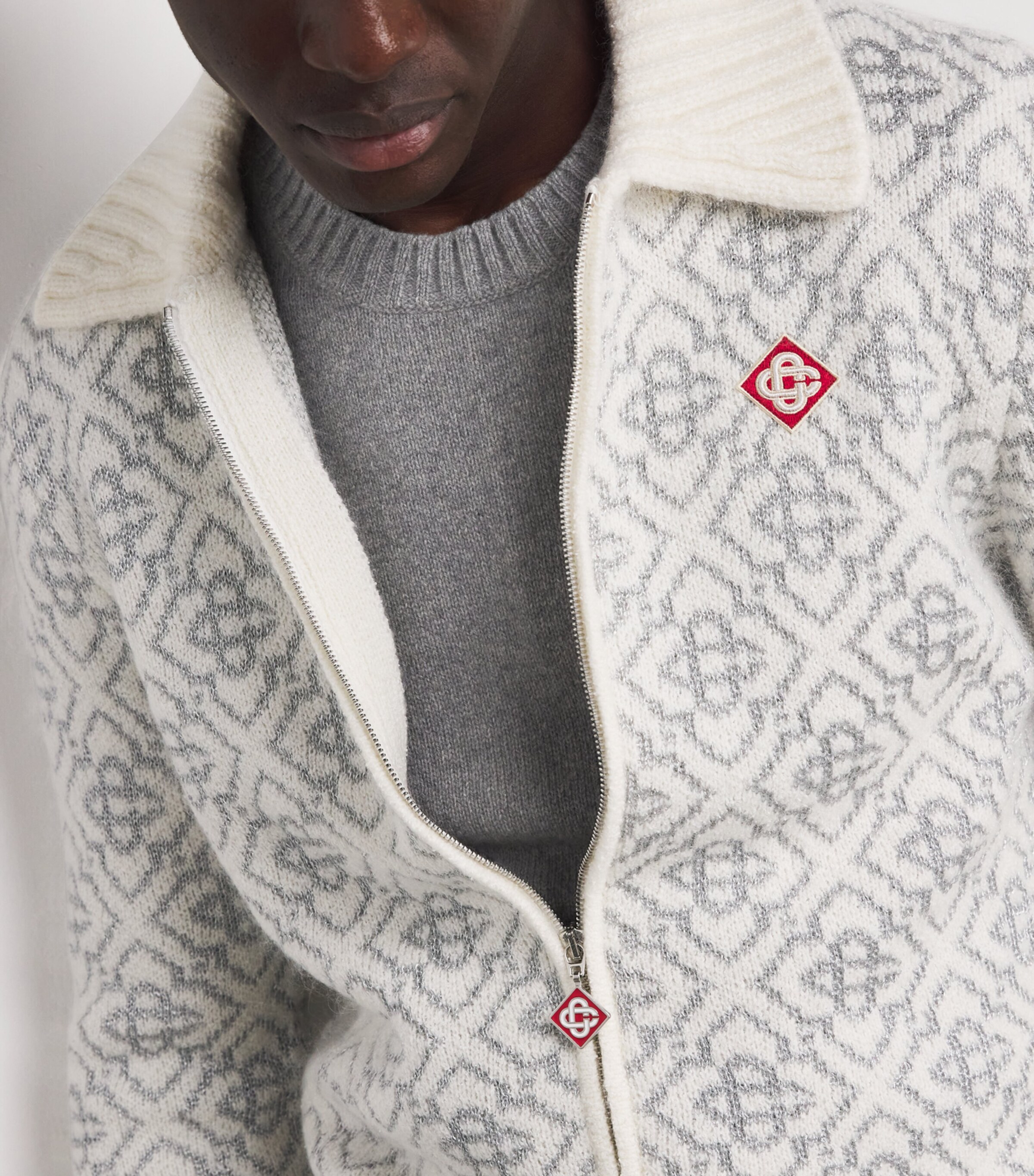 Cashmere Crew-Neck Sweater GREY Image 6