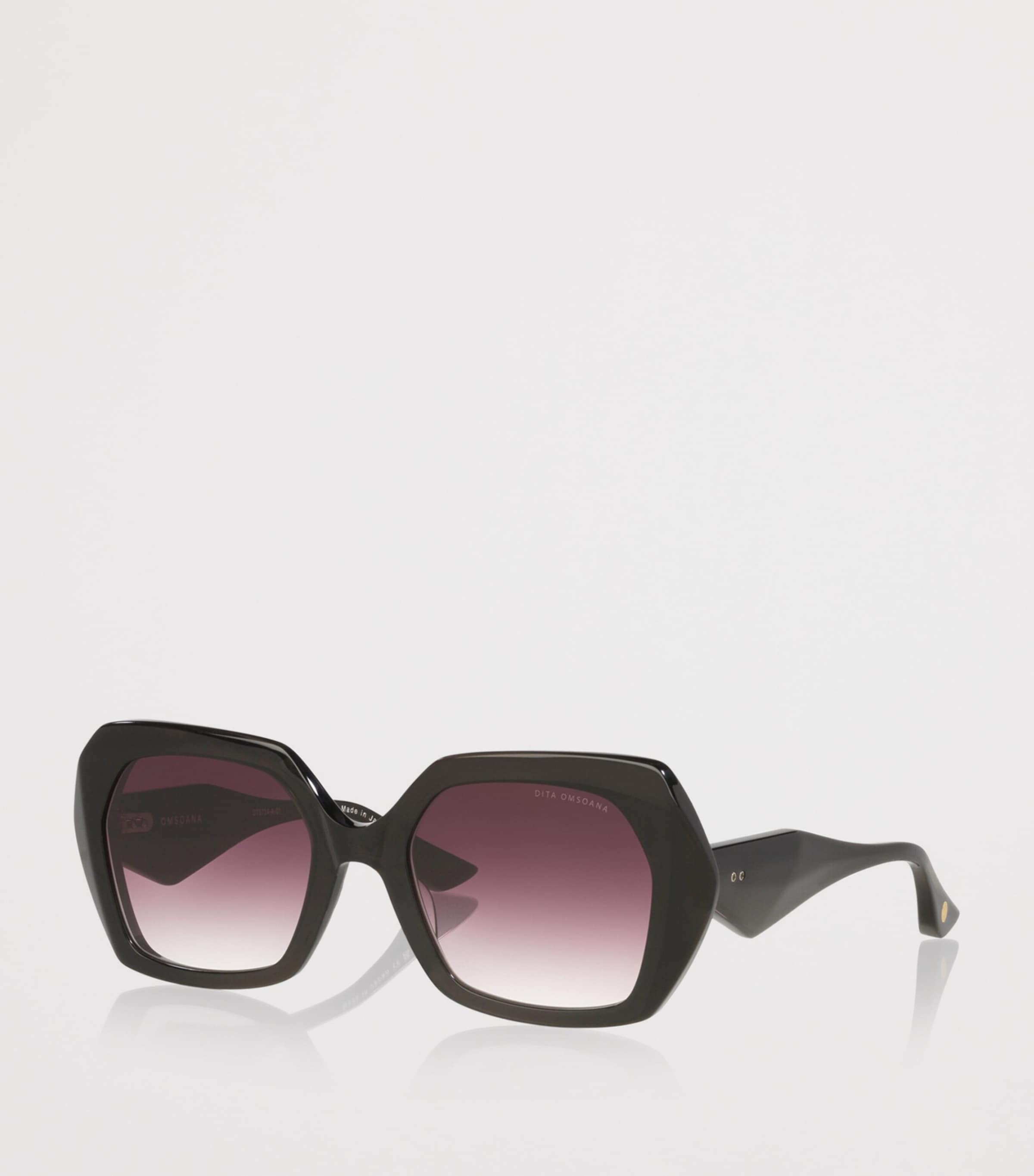 DITA Omsoana Angular Square Sunglasses Black Image 2