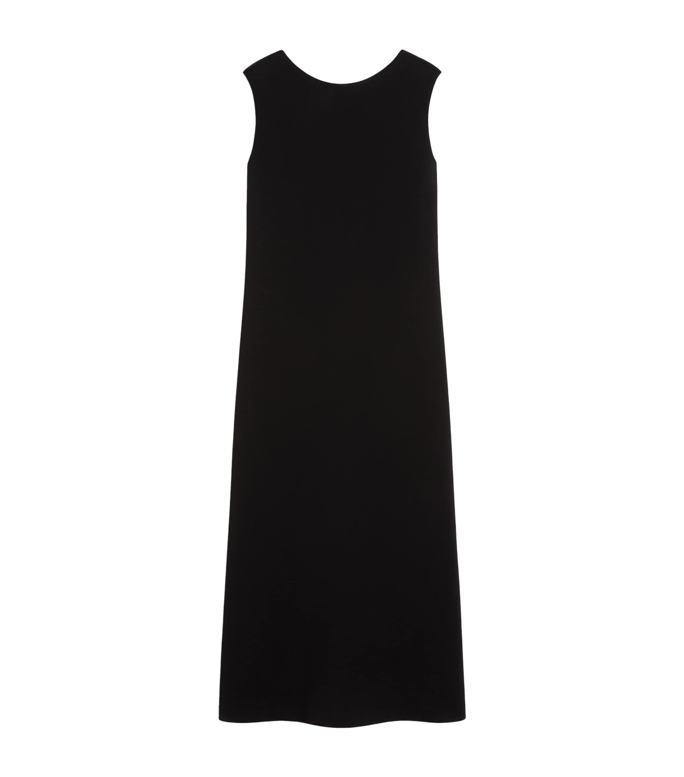 Max Mara Womens Cotton-Blend Jersey Maxi Dress Black Image 1
