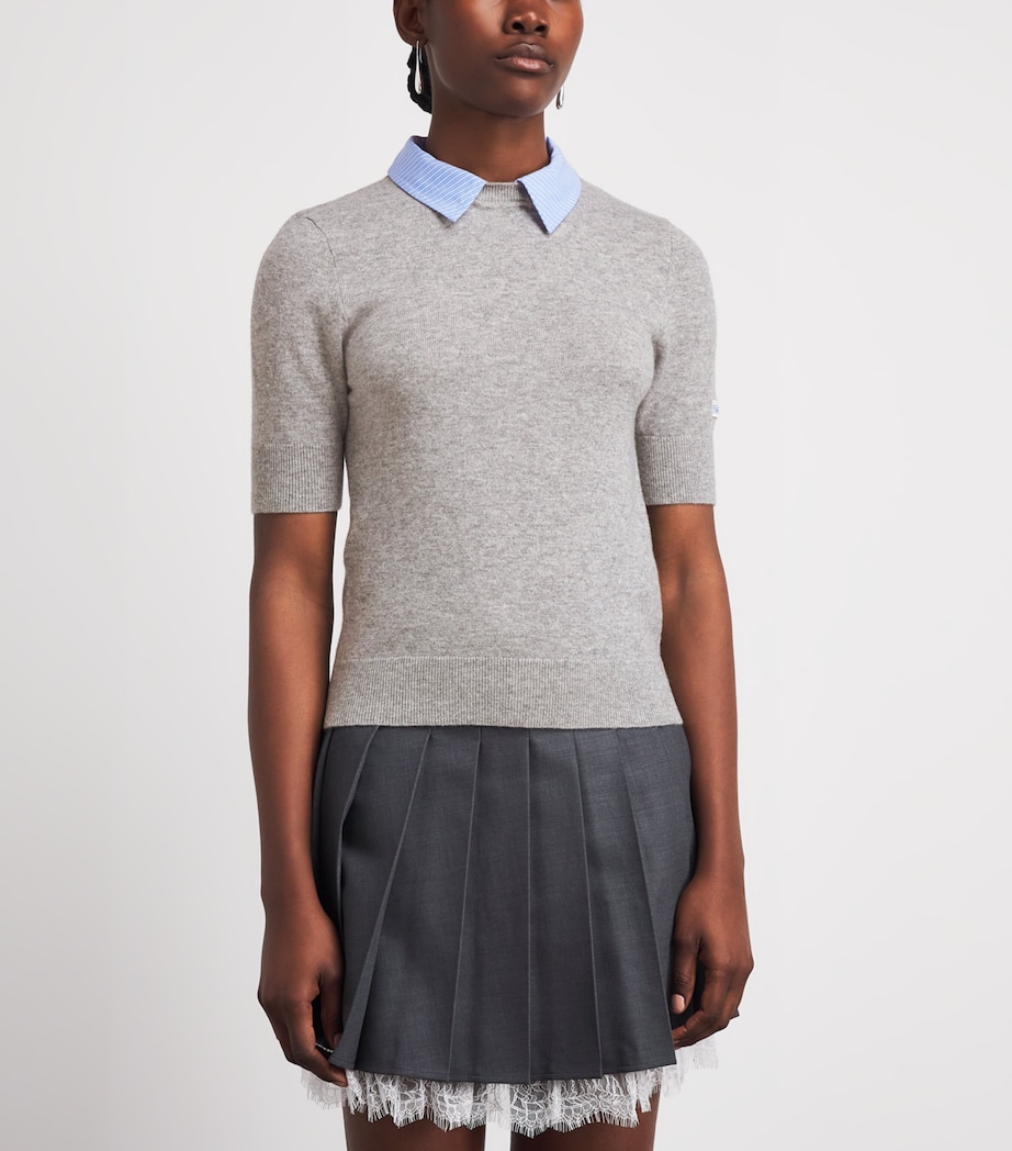Claudie Pierlot Womens Wool Layered Sweater Dual Color Image 4