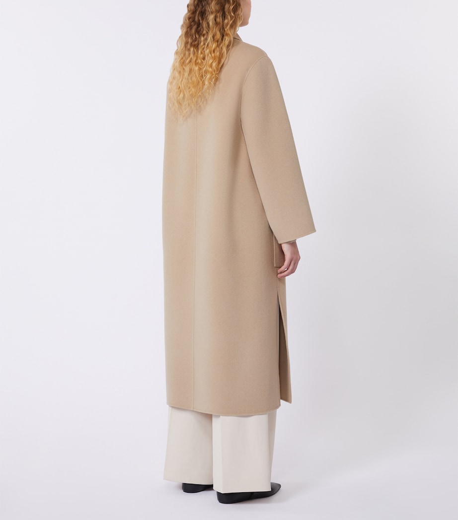 Wool-Blend Single-Breasted Coat CAMEL Image 4