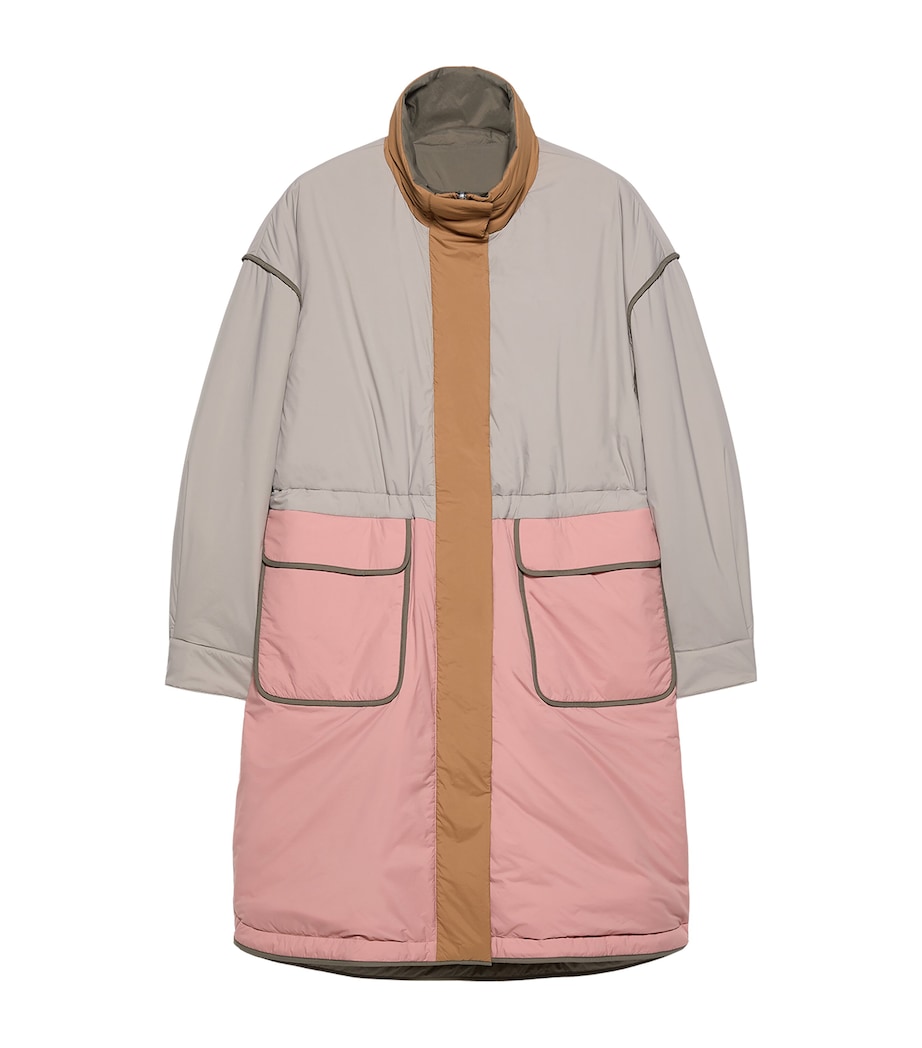 MAX&Co. Womens Reversible Coat Turtledove Image 1