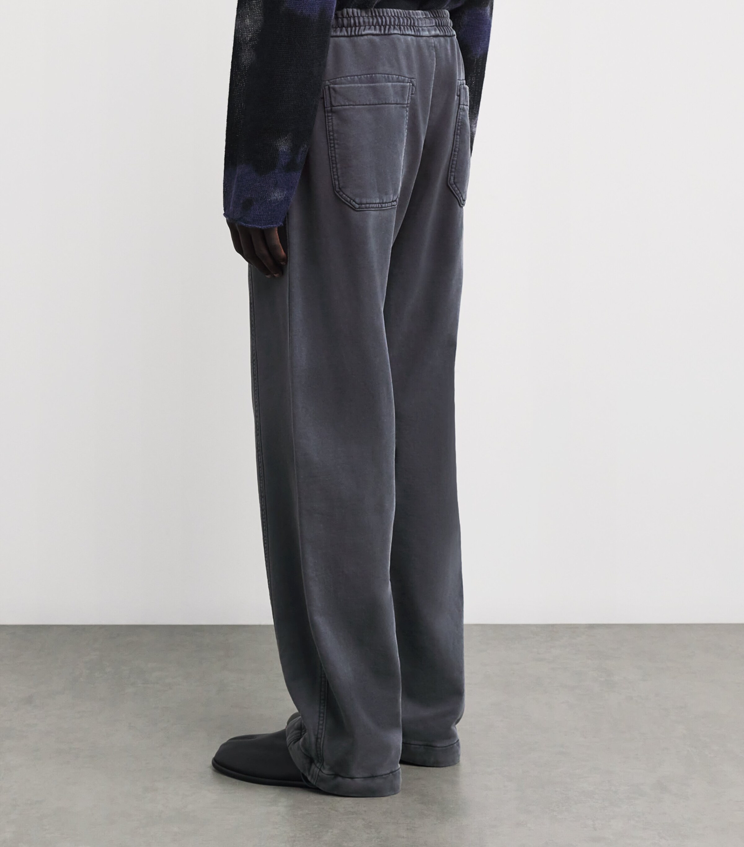 Juun.J Mens Cotton Sweatpants Navy R Image 4