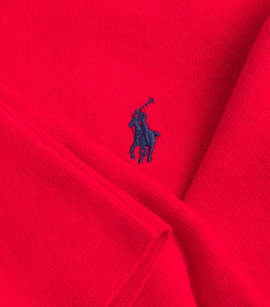 Cotton-Blend Rollneck Sweater RED Image 5