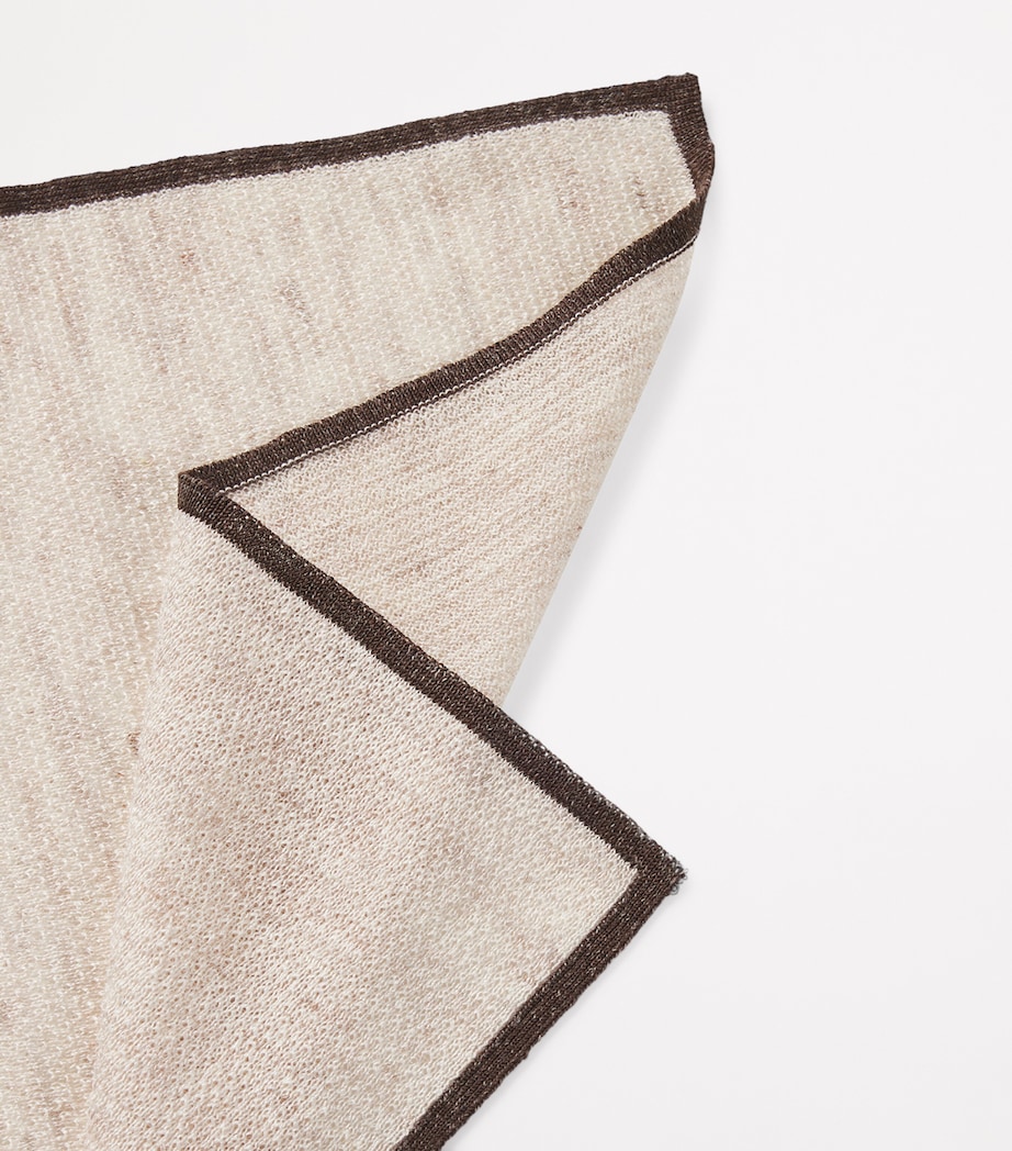 Linen-Silk Pocket Square 207 Image 4