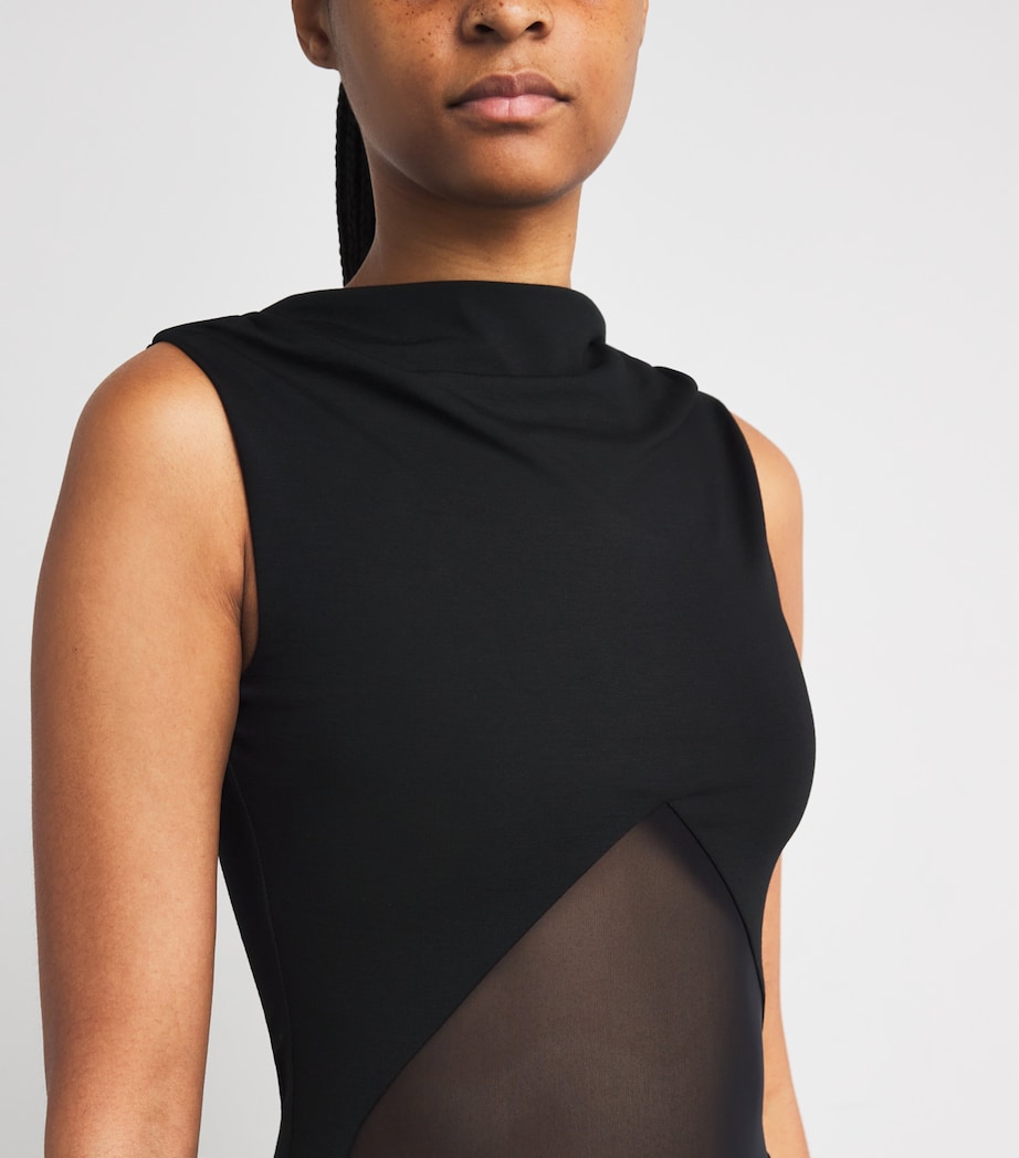 Cut-Out Divine Maxi Dress BLACK Image 7