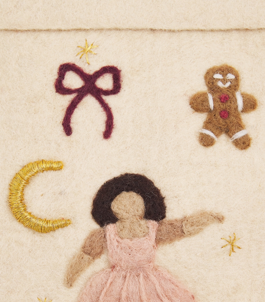 Wool Ballerina Stocking CRM-SKN1CREAM WHITE Image 2