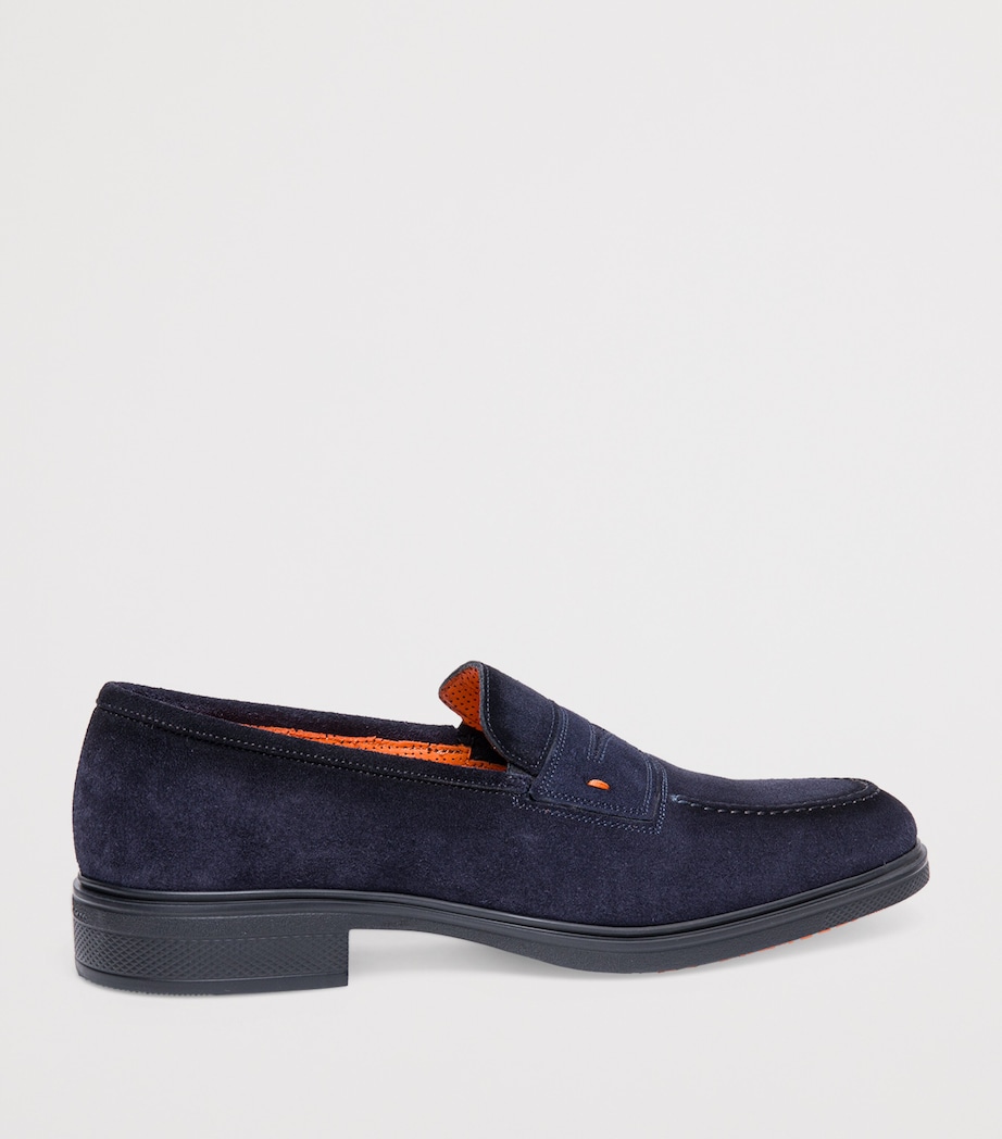Suede Easy Penny Loafers NAVY Image 5