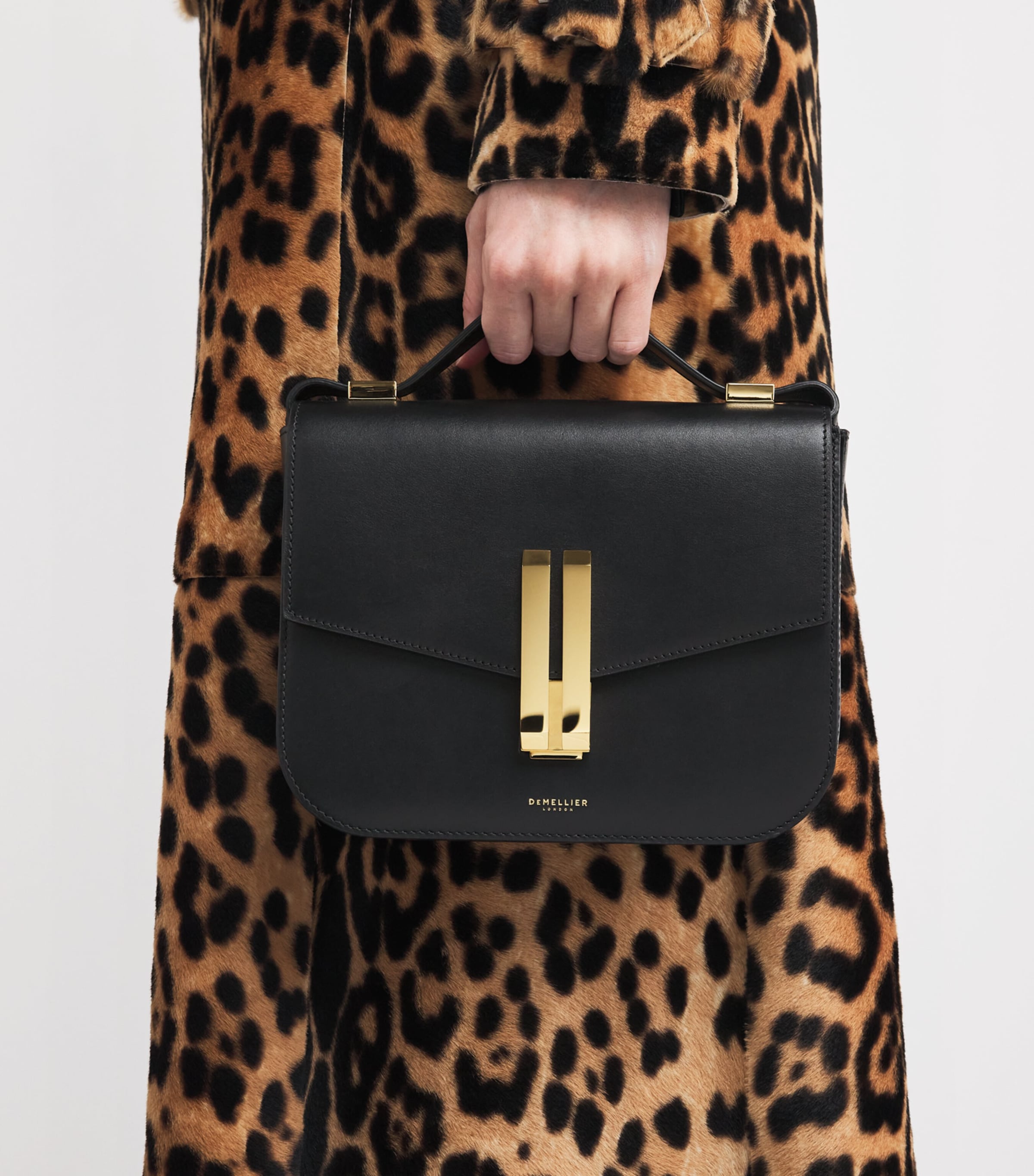 Leather Vancouver Cross-Body Bag BLACK Image 2