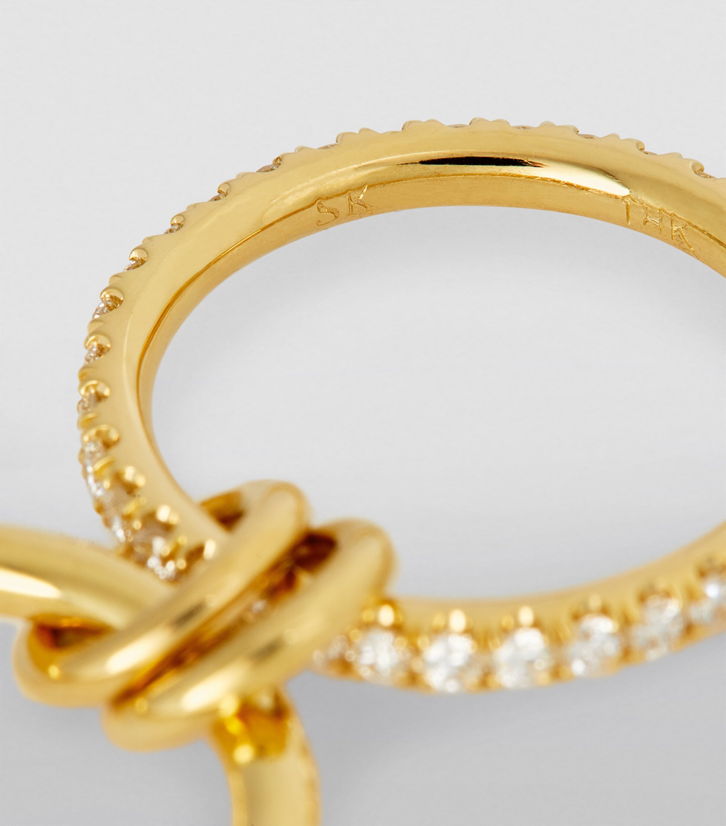 Yellow Gold and Diamond Ceres Ring (Size 5) YELLOW GOLD Image 3