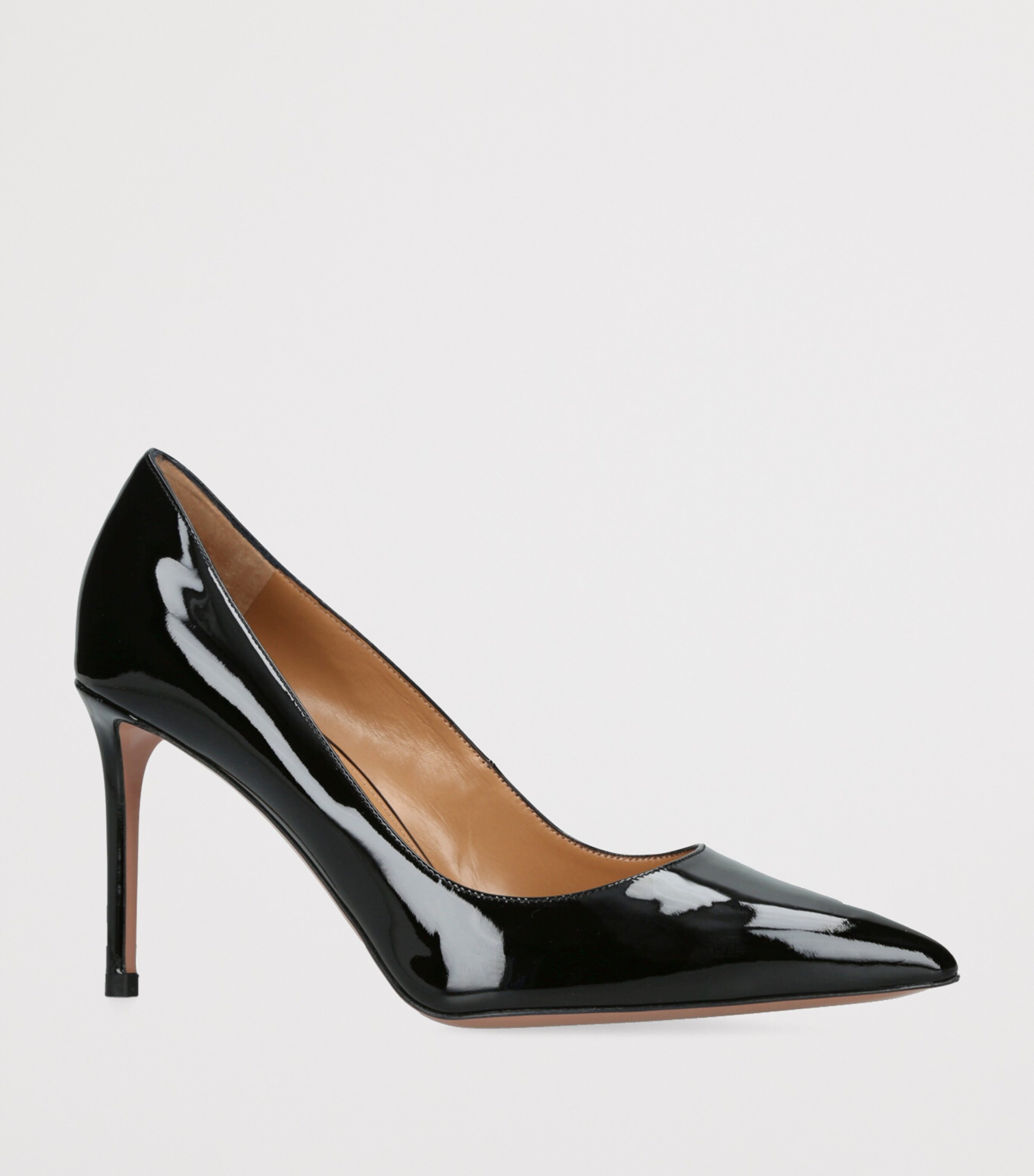 Aquazzura Patent Leather Purist Pumps 85 Black Image 3