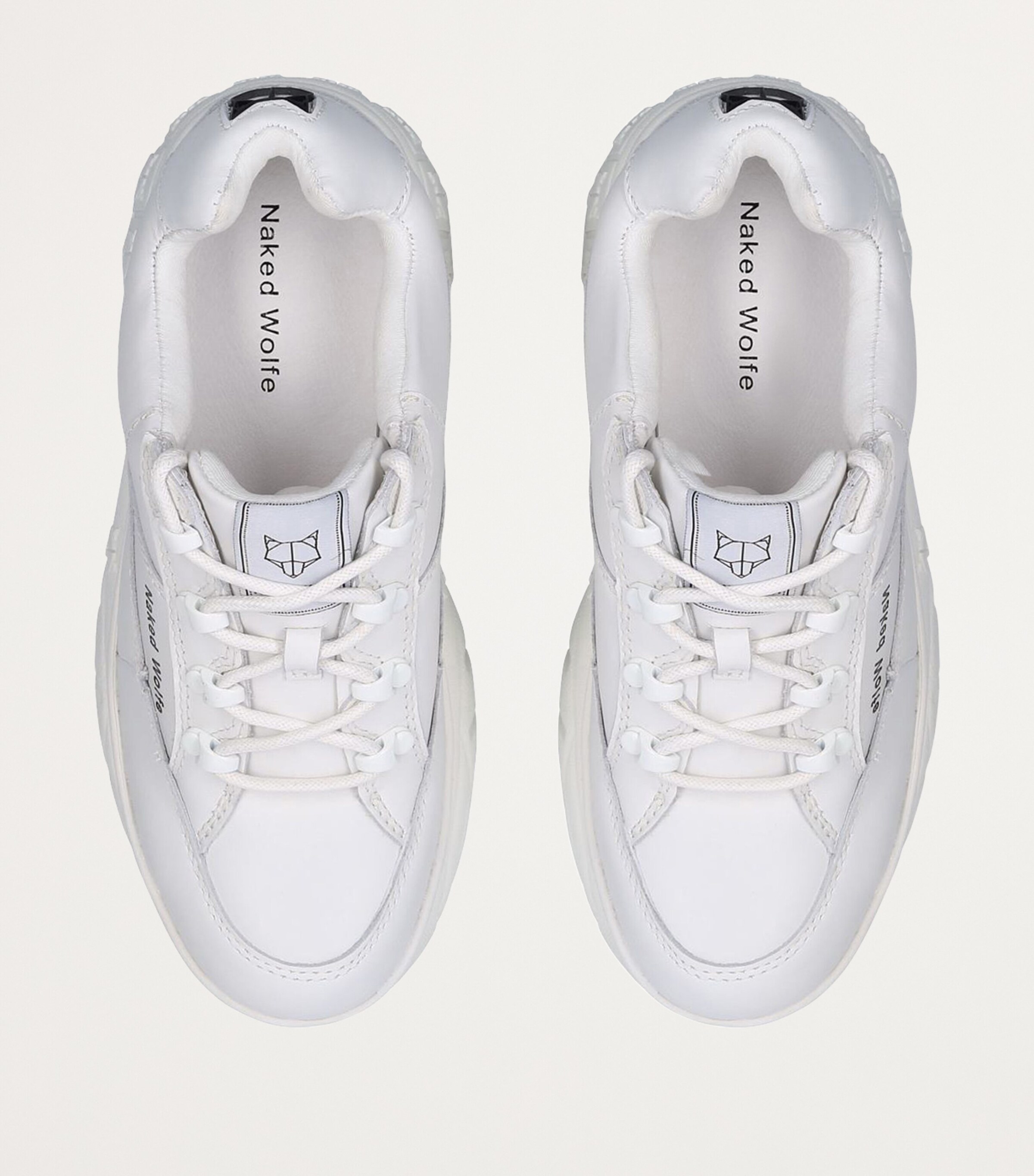 Naked wolfe Leather Sporty Platform Sneakers | Harrods US