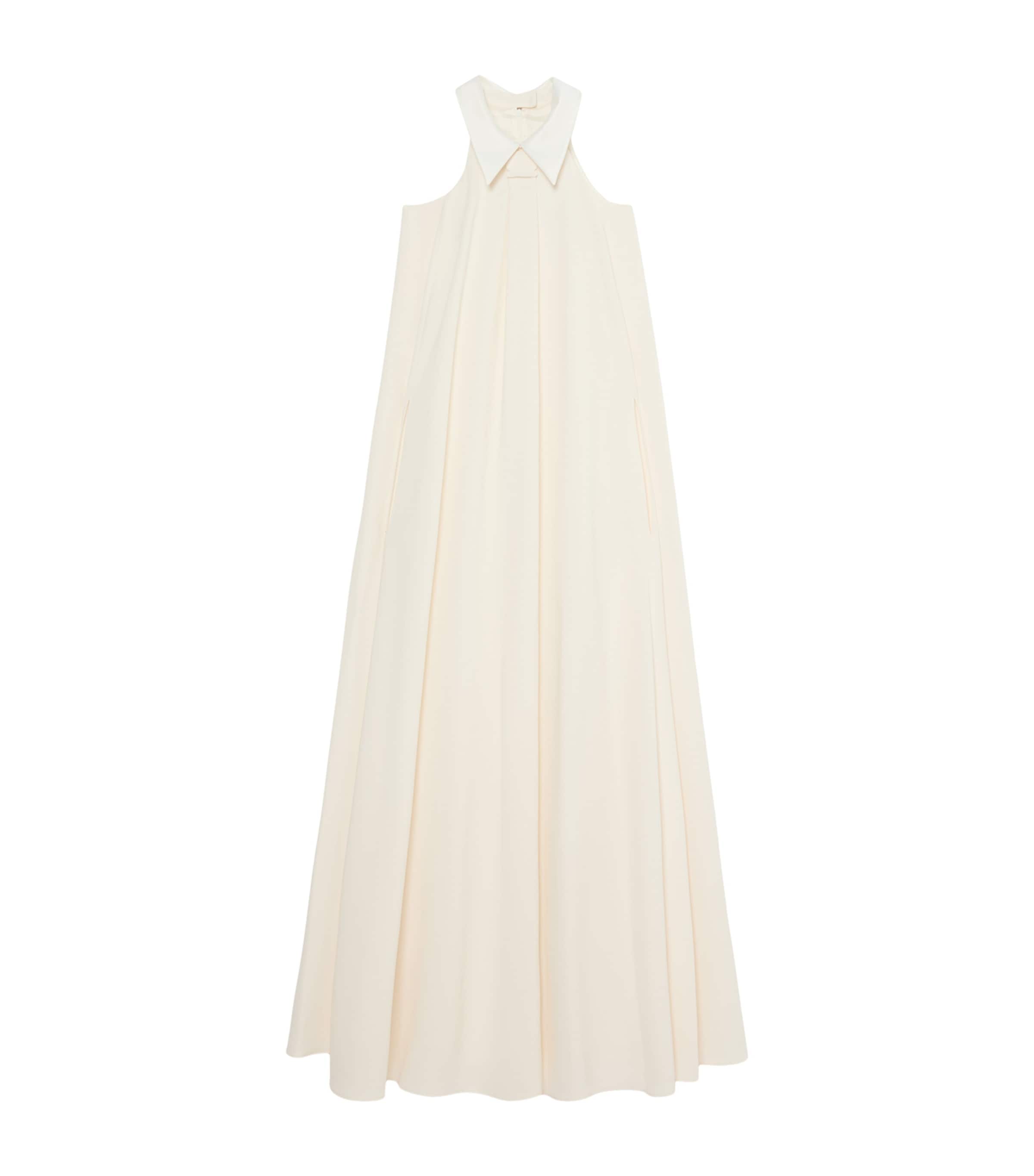 Marina Rinaldi Womens Cold Shoulder Maxi Dress Ivory Image 1