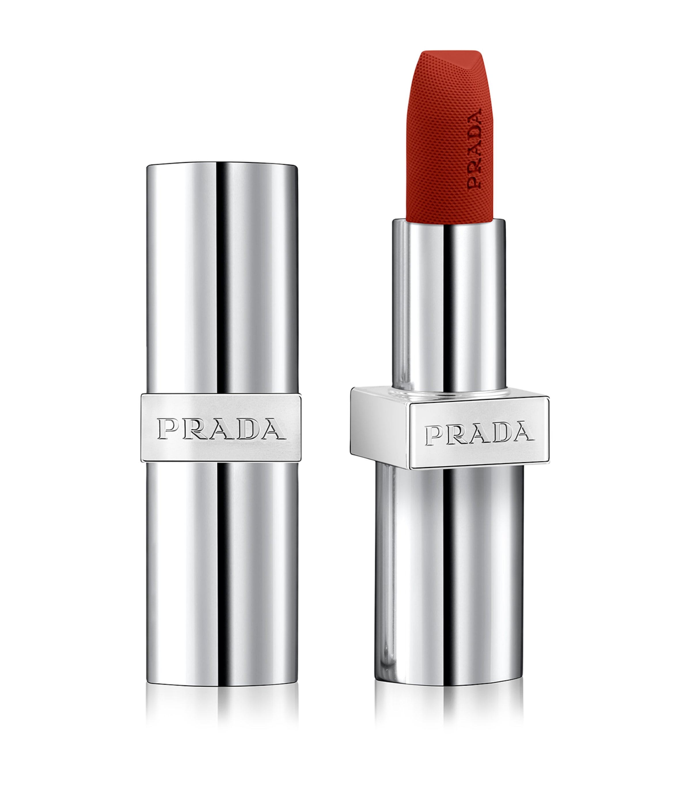 Prada Beauty Prada Monochrome Soft Matte Lipstick In Red