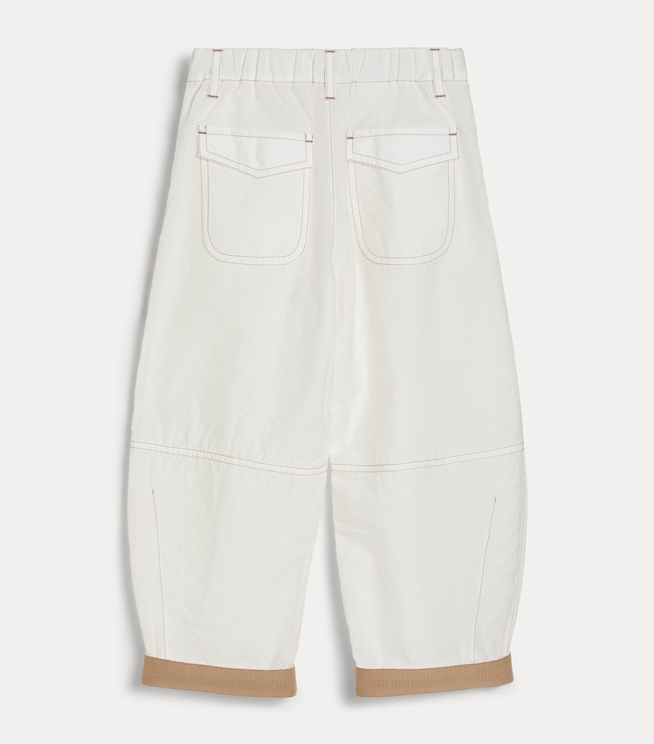 Brunello Cucinelli Kids Tapered Barrel-Leg Jeans (4-6 Years) Image 2