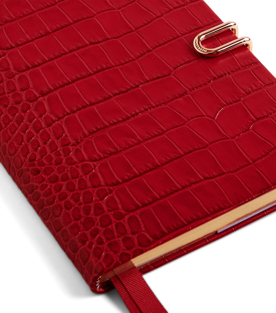 Smythson Leather Mara Soho A5 Mid-Year 2026 Diary Red Image 5