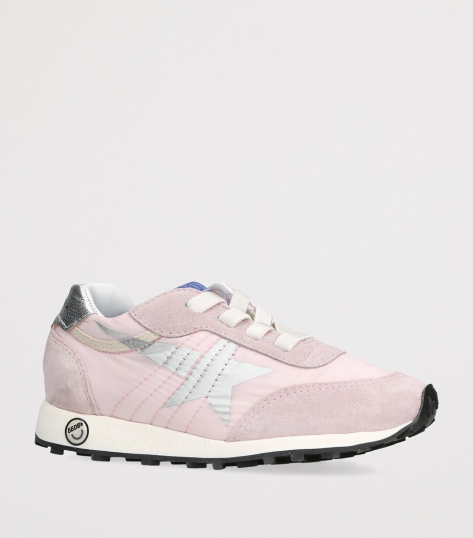 Leather Marathon Sneakers PINK Image 3