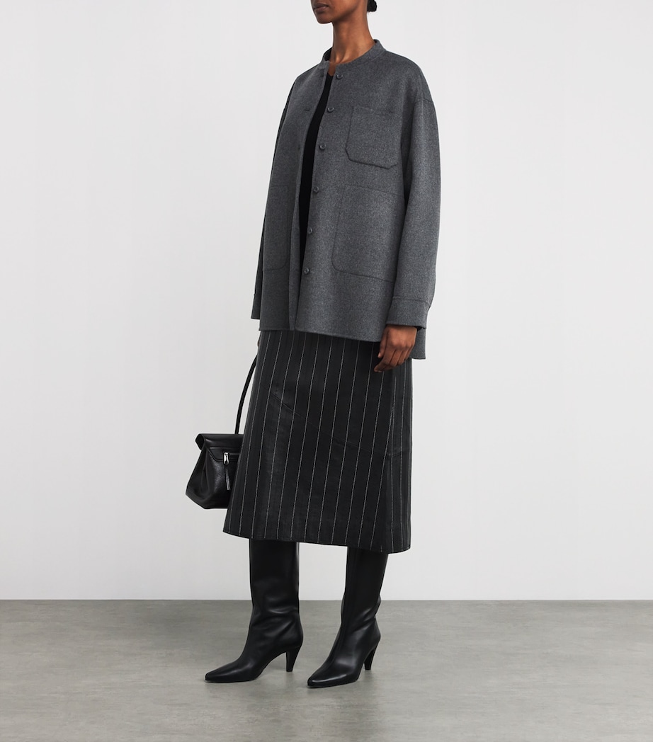 Virgin Wool Jacket DARK GREY Image 2