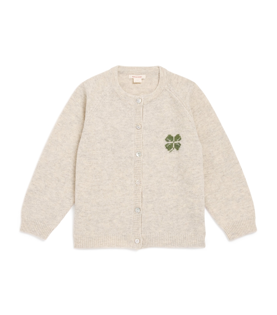 Wool-Blend Billi Cardigan (9 Months- 10 Years) OFF WHITE MELANGE Image 1