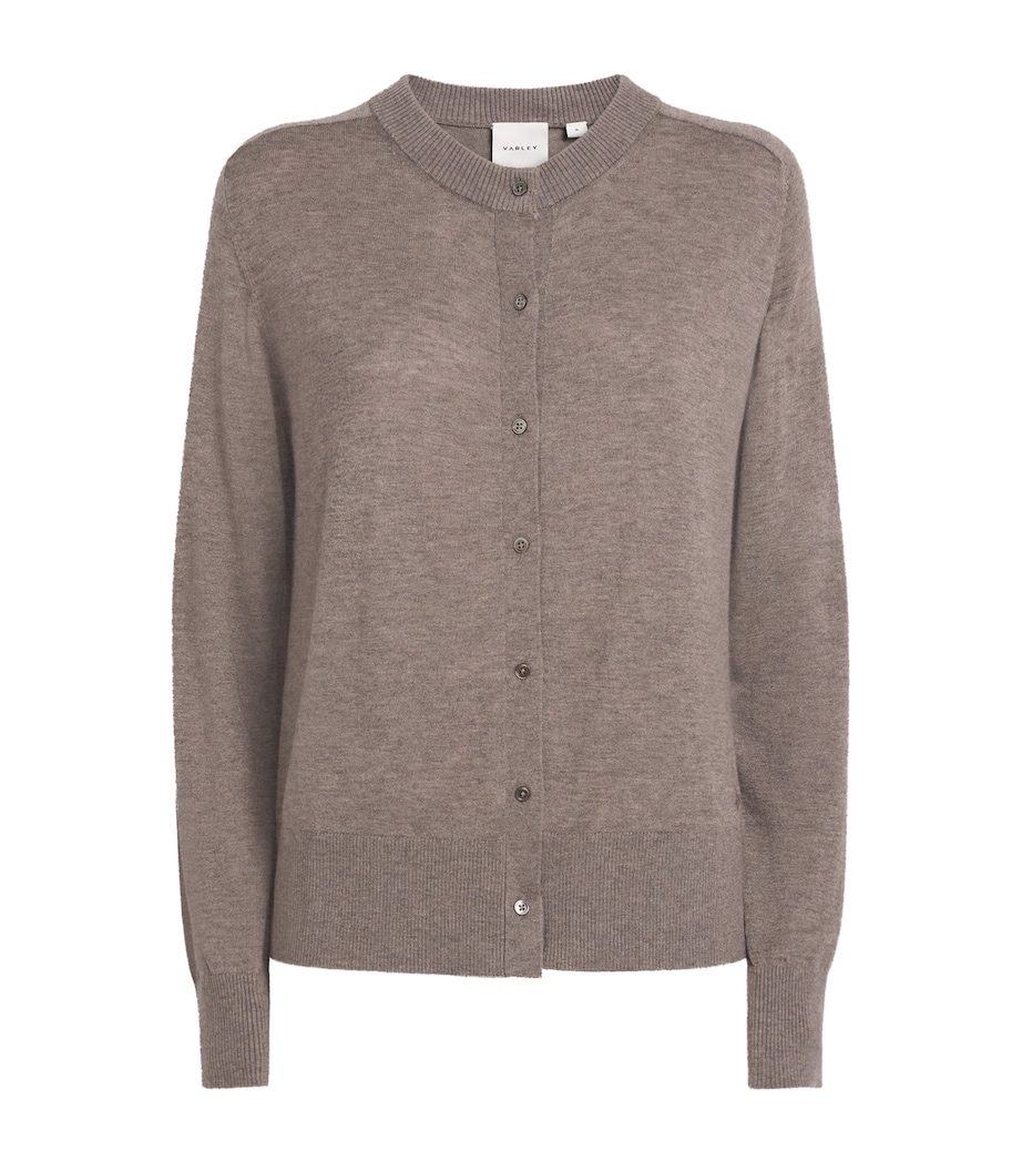 Varley Womens Fairfax Cardigan Cinder Marl Image 1
