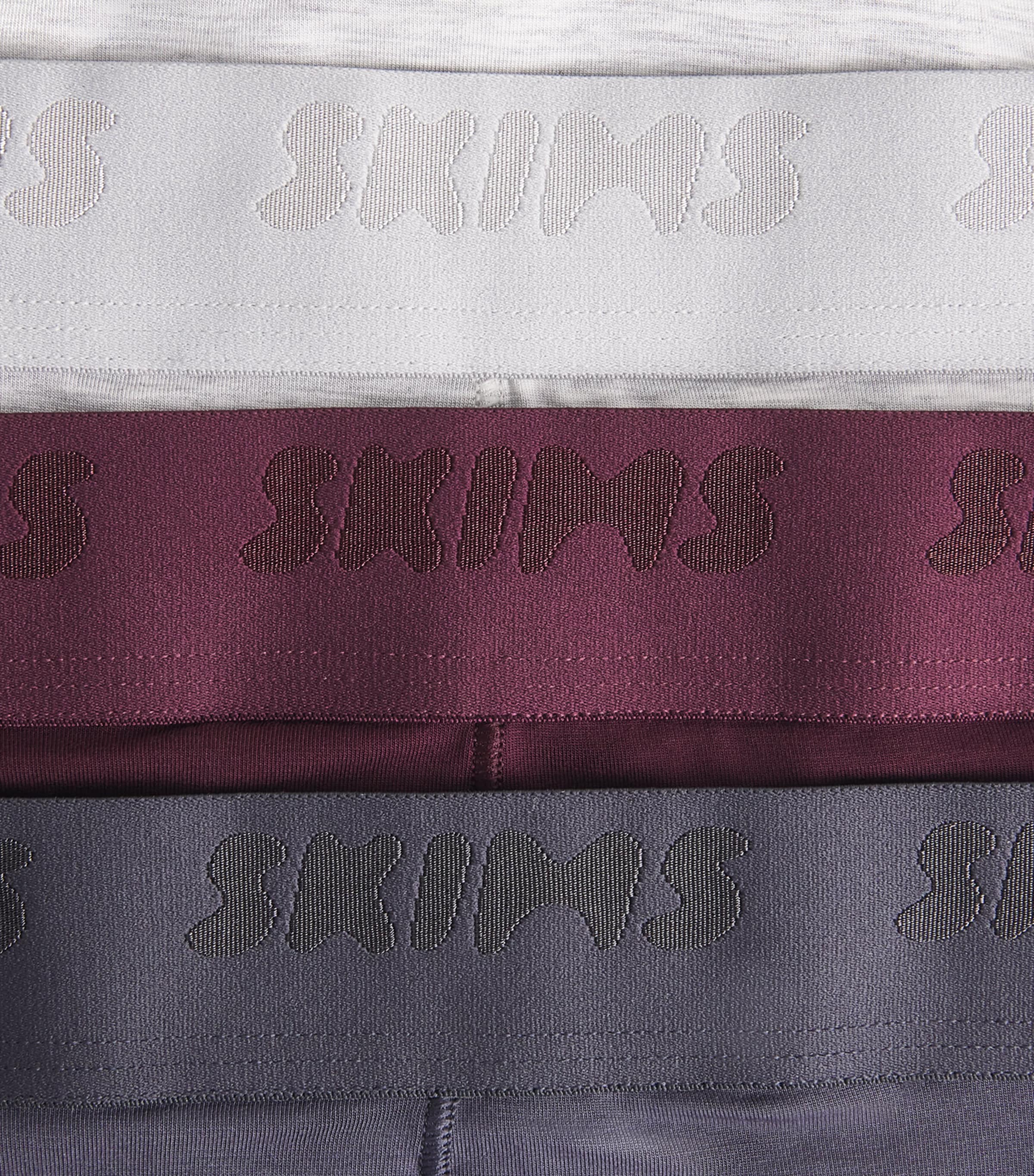 Skims Mens Stretch Briefs (Pack of 3) Raven Multi Image 5