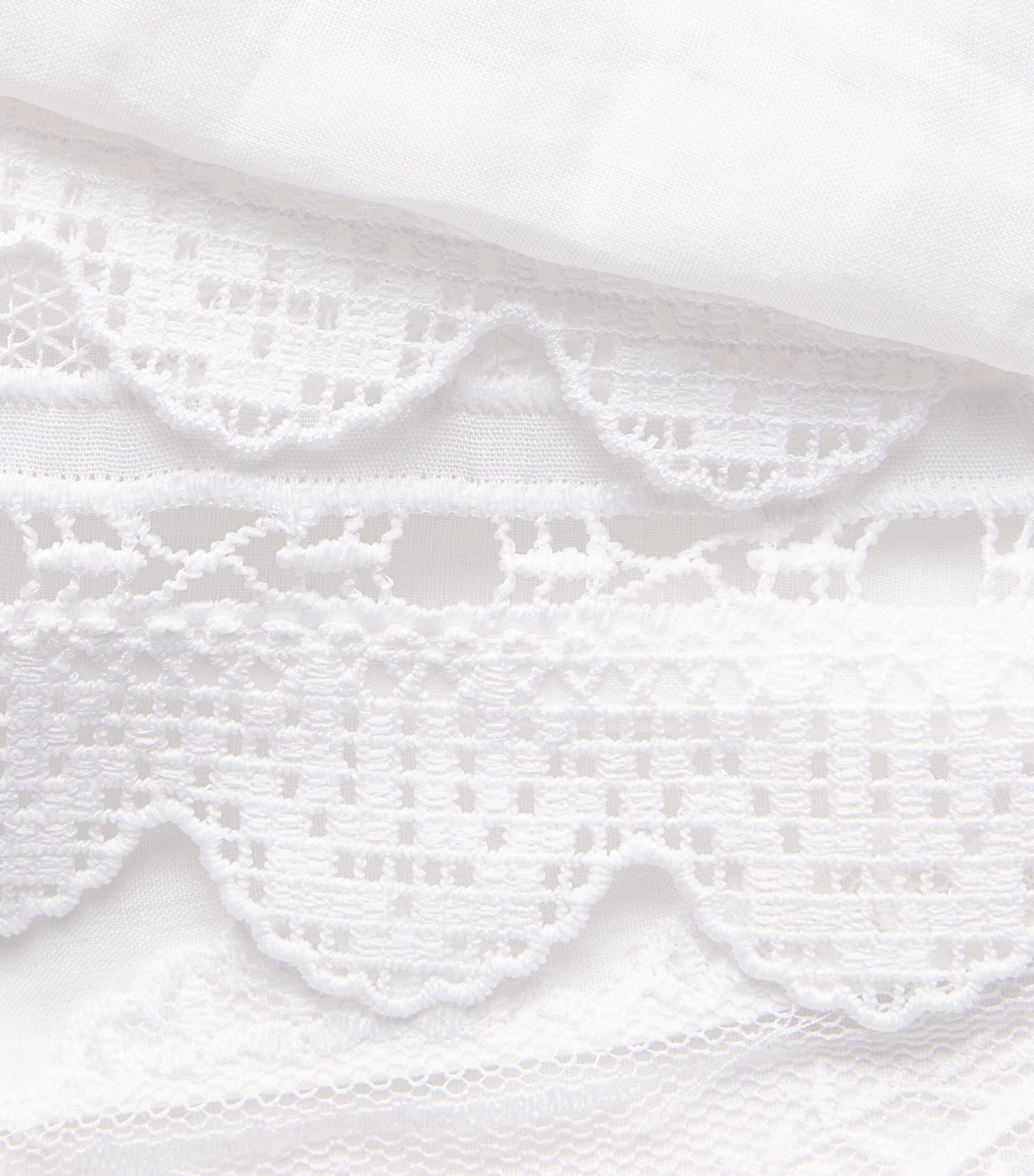 Zimmermann Womens Ramie Lace Aster Blouse Ivo Ivory Image 6