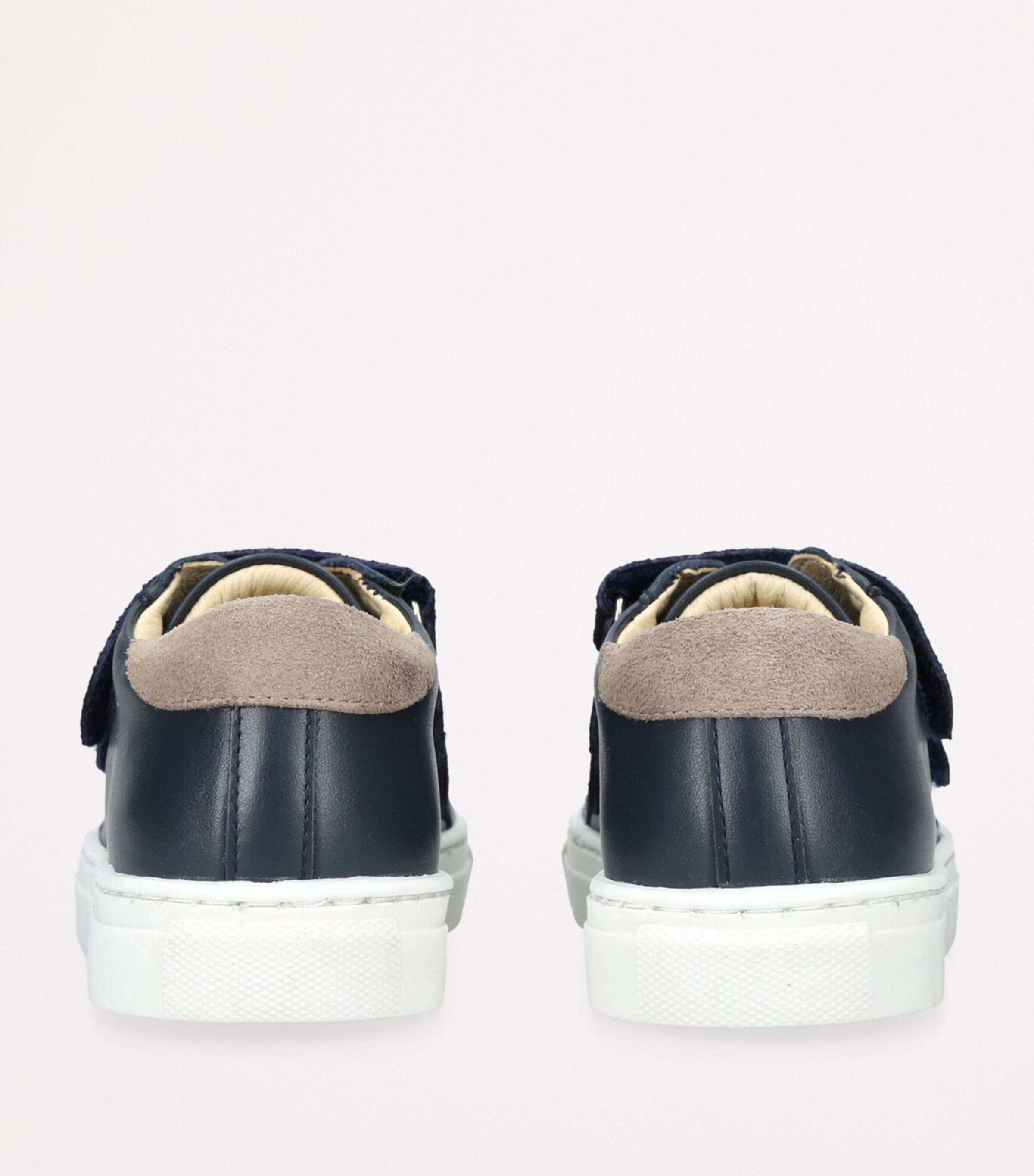 papouelli Leather Hobo Sneakers Navy Image 2