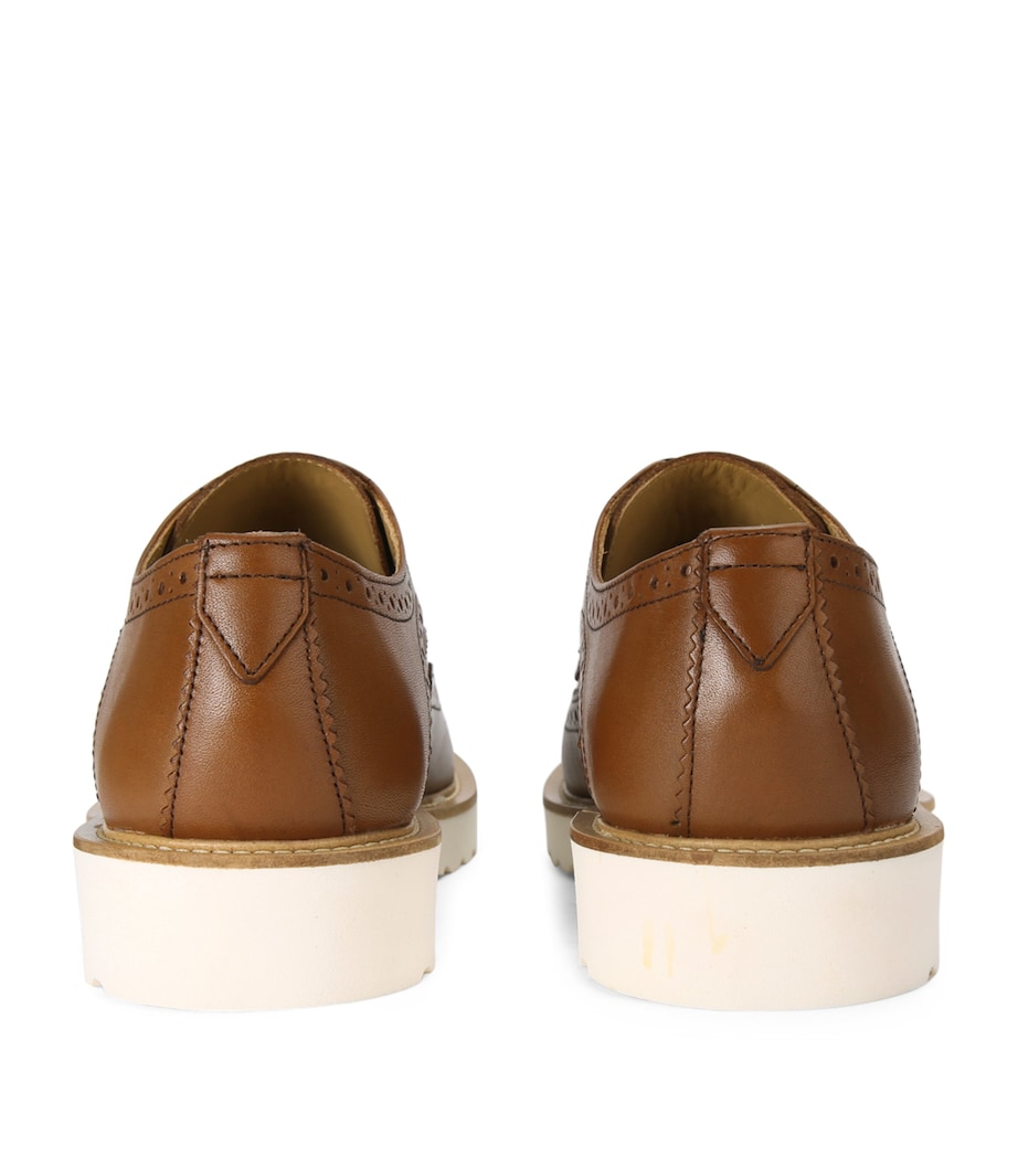 Leather Bank Brogues TAN Image 2