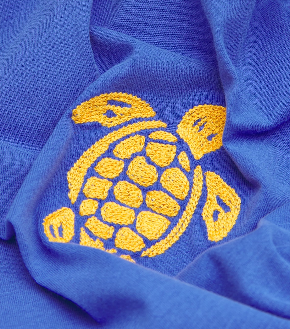 Cotton Embroidered Turtle T-Shirt 613-MARRAKECH Image 5