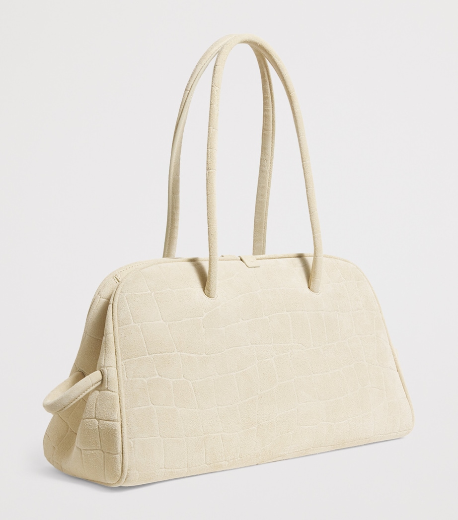 Suede Turismo Top-Handle Bag 120 IVORY Image 3