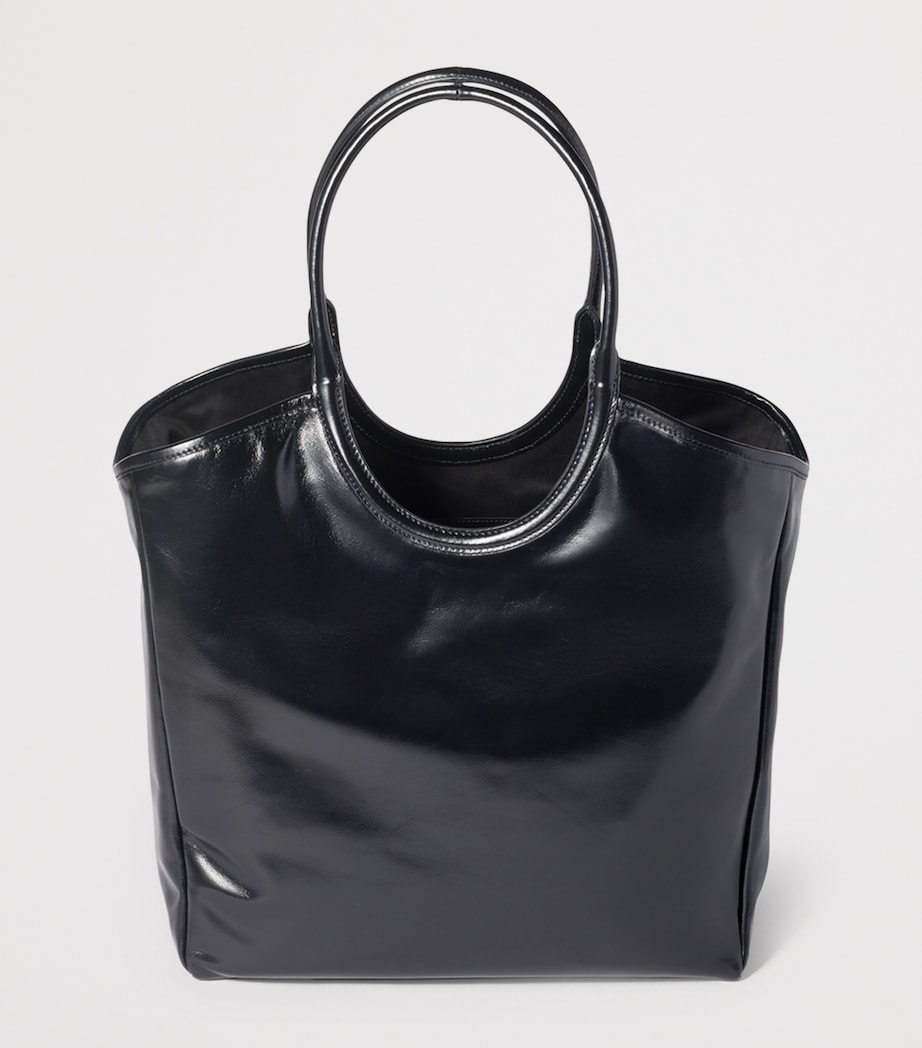 Leather Ivy Top-Handle Bag F0002 Image 4