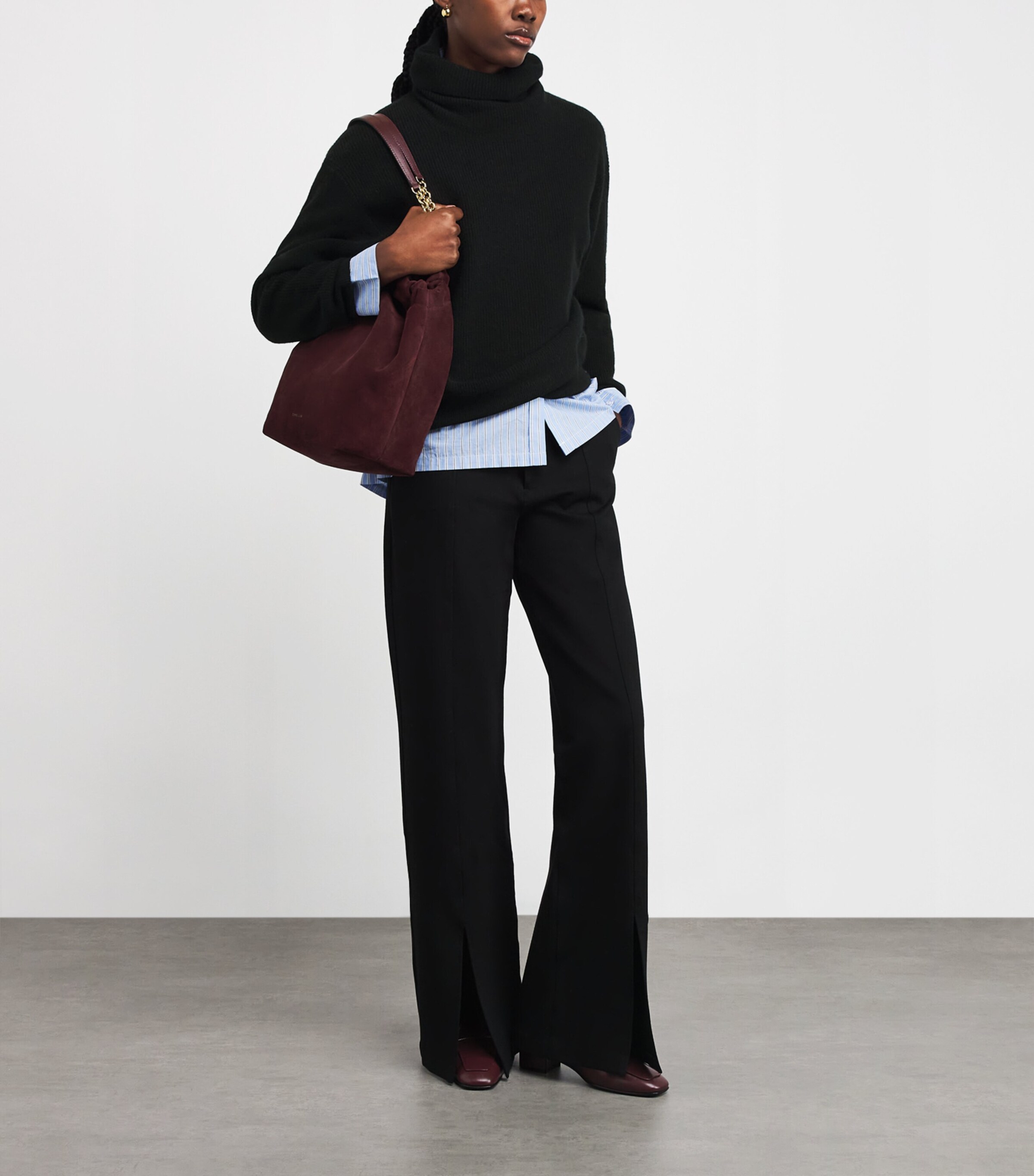 Cashmere Aria Sweater BLACK Image 2