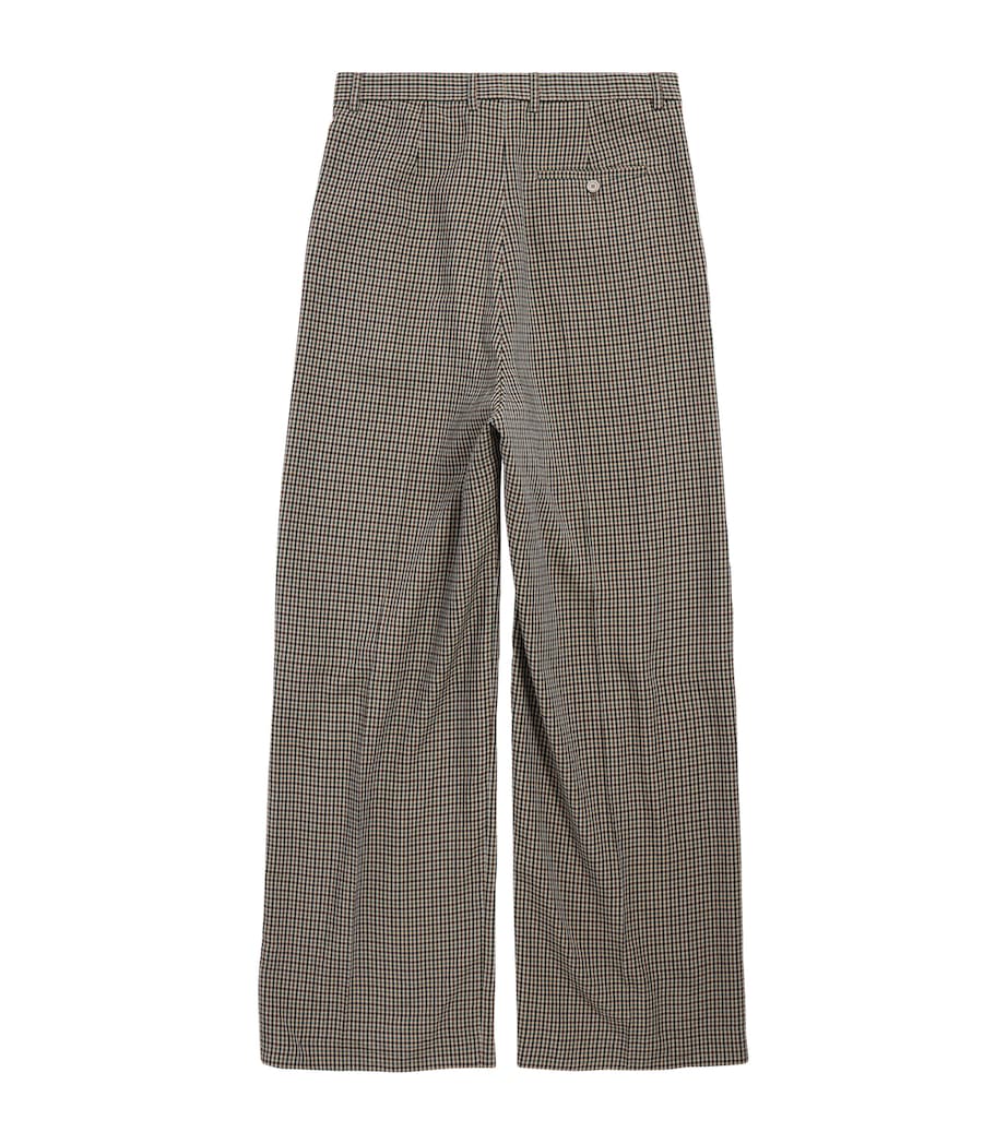 Check Wide-Leg Trousers 2866 Image 5