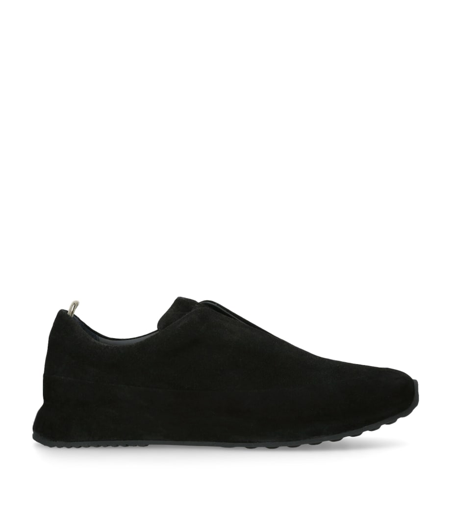Officine Creative Suede Race Sneakers Black Image 1