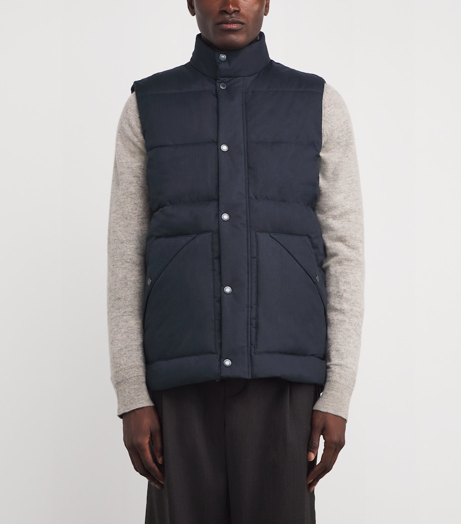 Brampton Puffer Gilet DK NAVY/MIDNIGHT OAK Image 3