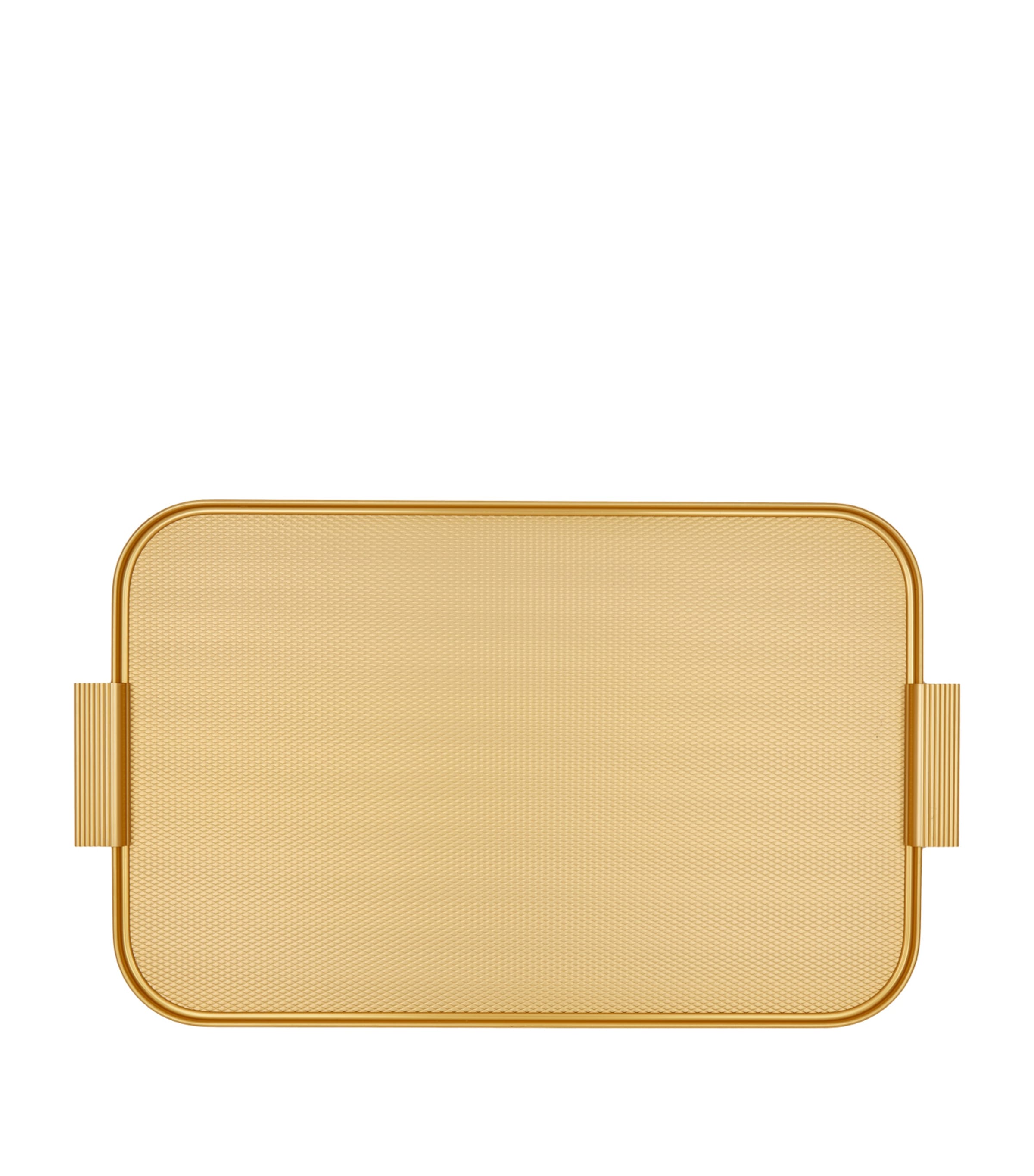 Ribbed Serving Tray (51cm) GOLD Image 2