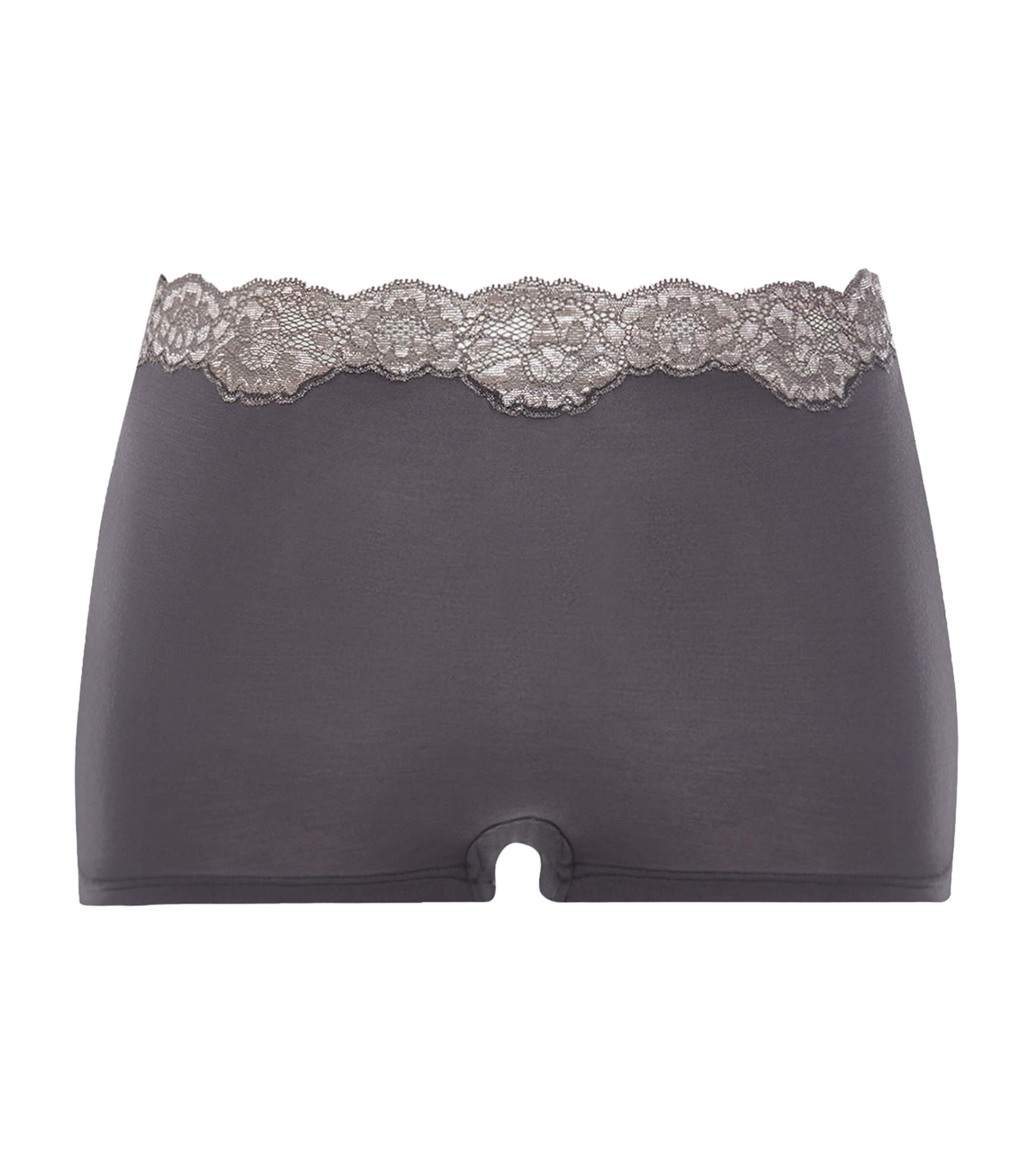 Hanro Womens Lace-Trim Shorts Briefs Boulevard Image 3