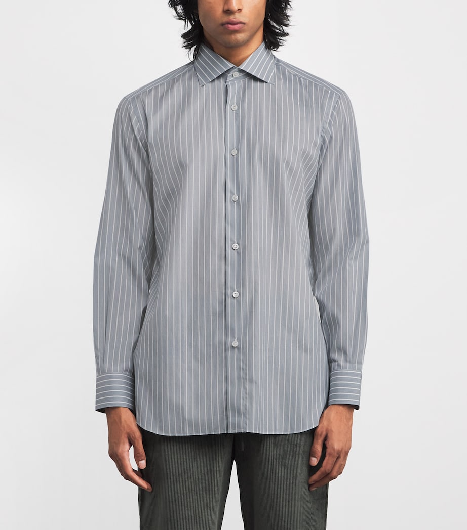 Cotton Stripe Shirt 1490 Image 3