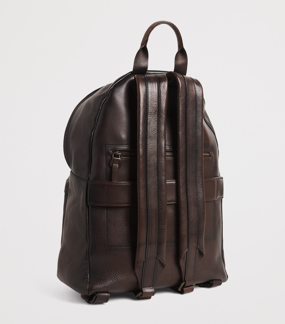 Officine Creative Leather Pack Backpack Testa Di Moro Image 3