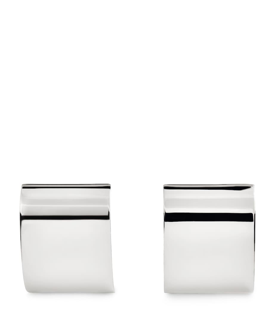 LIÉ STUDIO Sterling Silver Square Sonya Earrings Silver Image 1