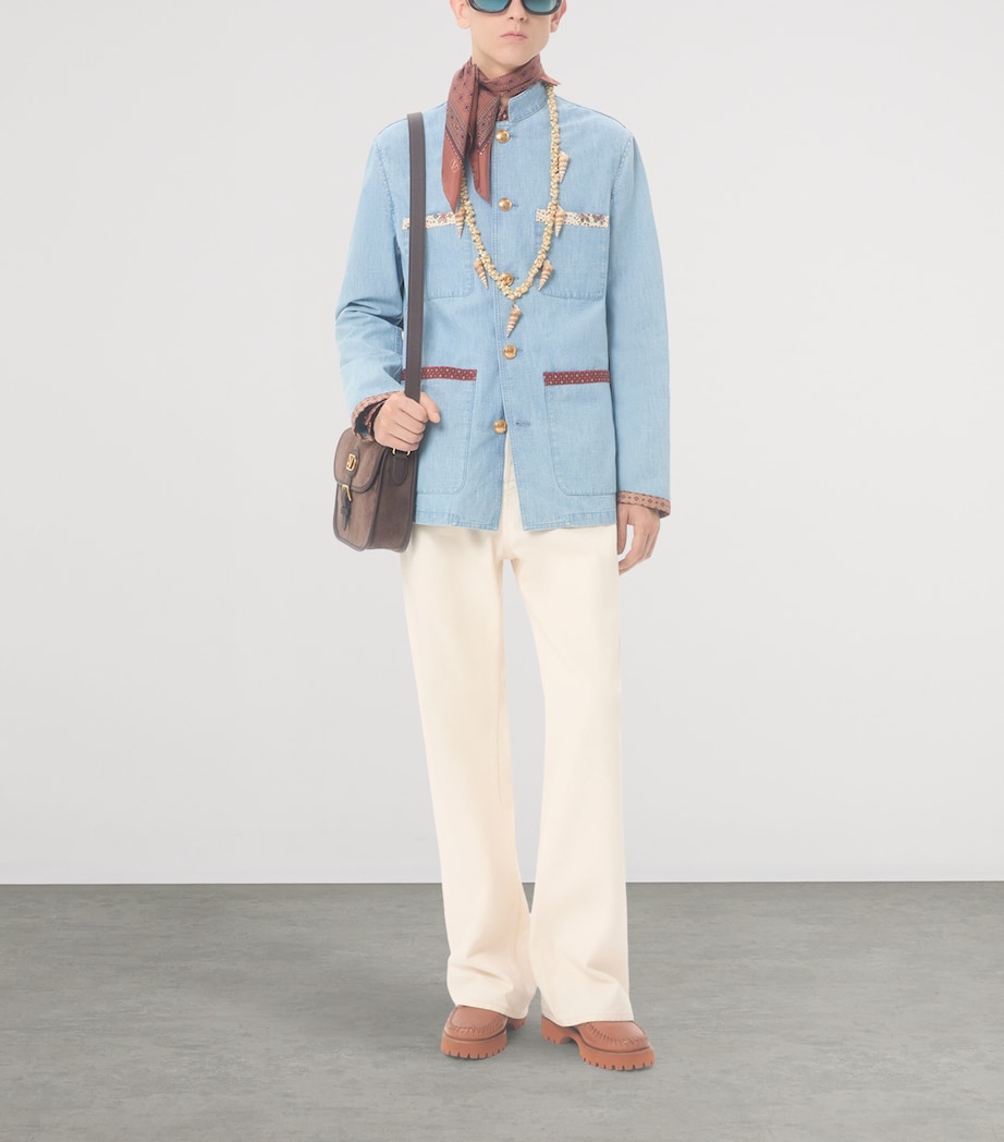 Denim Safari Jacket 508 Image 5