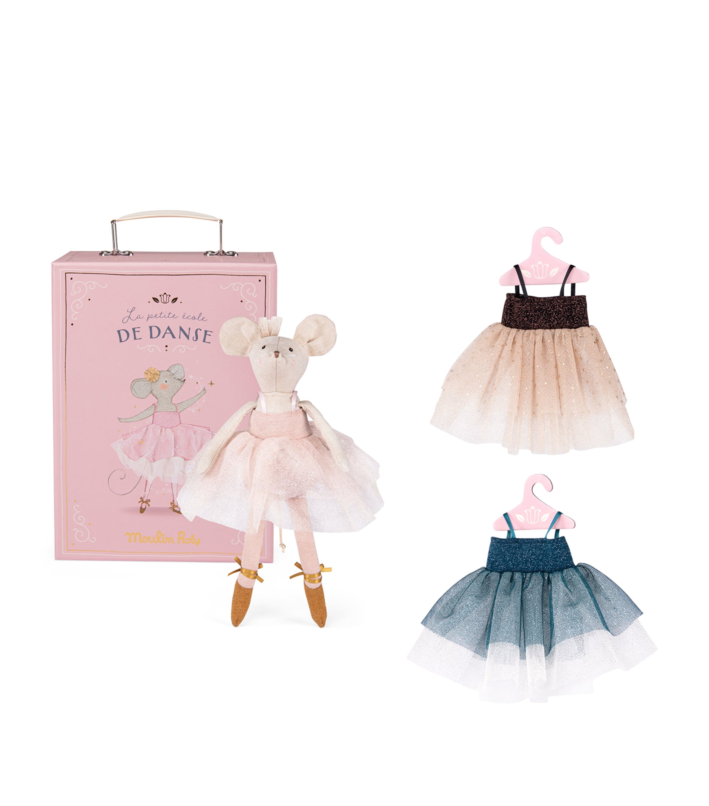 Moulin Roty Ballerina Suitcase Wardrobe (18.5cm) | Toys | Dolls & Dolls Houses Moulin Roty Ballerina Suitcase Wardrobe (18.5cm) | Toys | Dolls & Dolls Houses