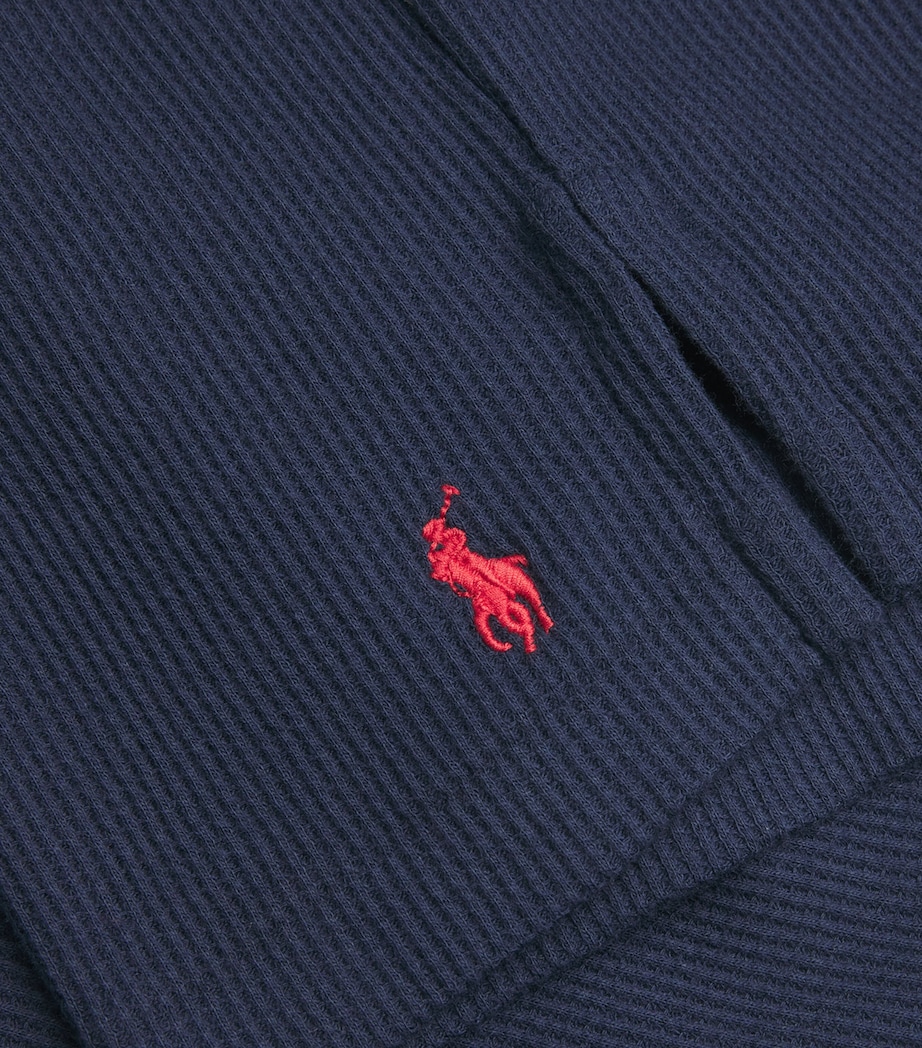 Polo Ralph Lauren Cotton-Blend Henley T-Shirt Cruise Navy Image 5