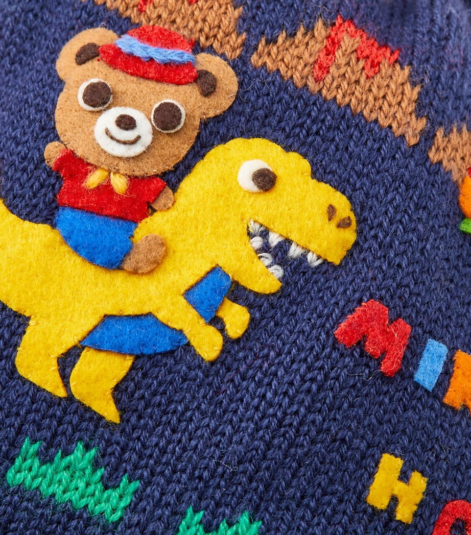 Wool-Blend Dinosaur Hat 3 Image 7