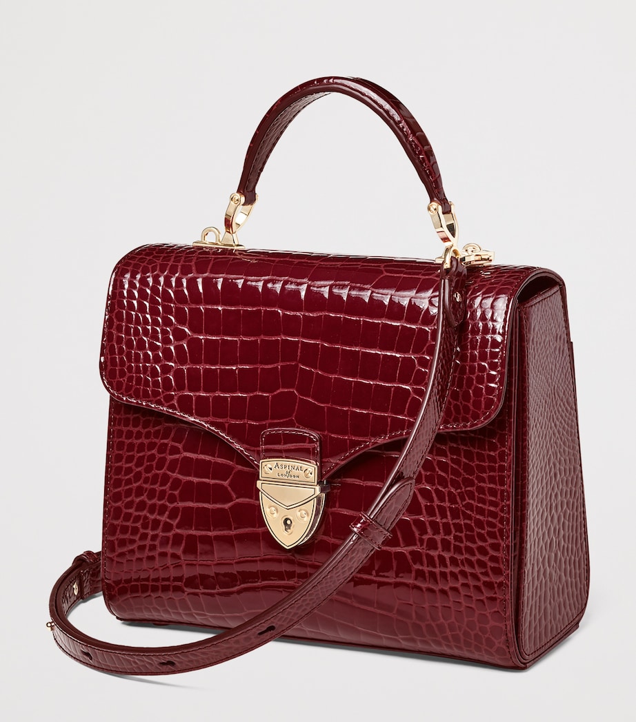 Leather Mayfair Top-Handle Bag MERLOT Image 2