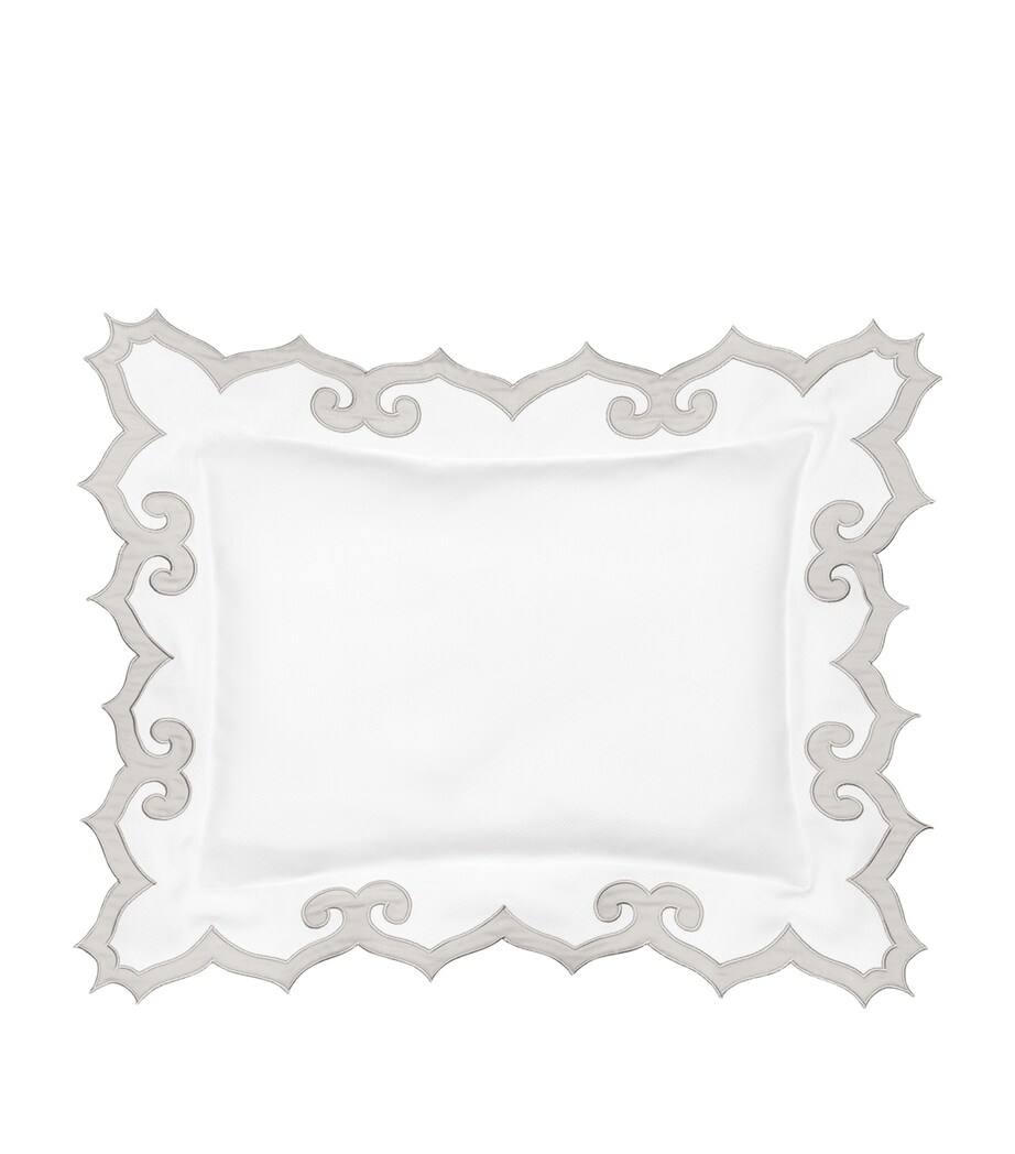 Marrakesh Boudoir Sham (30cm x 40cm) WHITE/STERLING Image 1