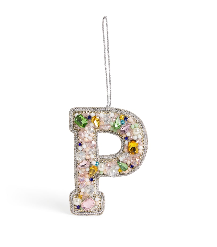 Embellished P Tree Decoration MULTI, SILVER Image 1